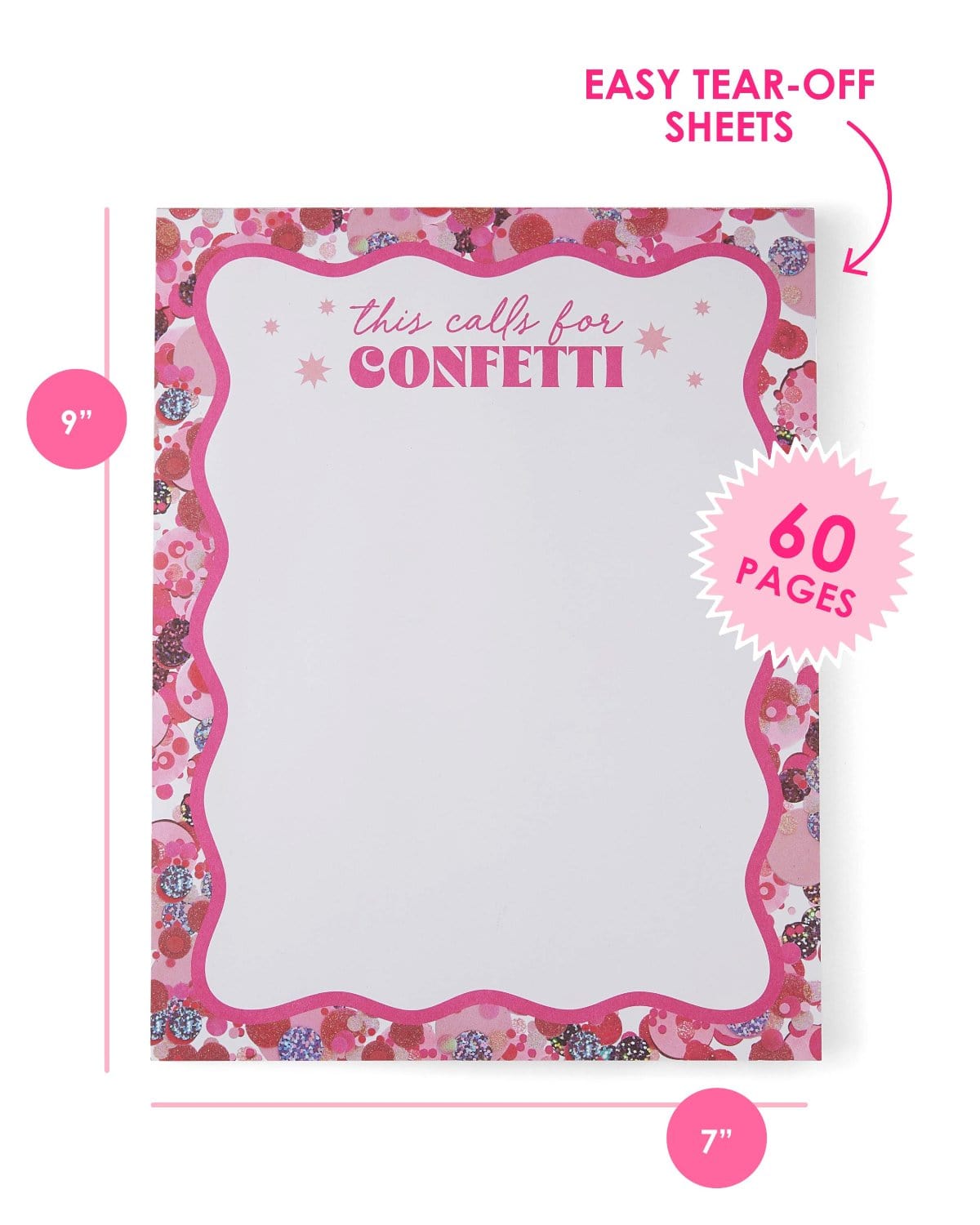 Jumbo Confetti Notepad