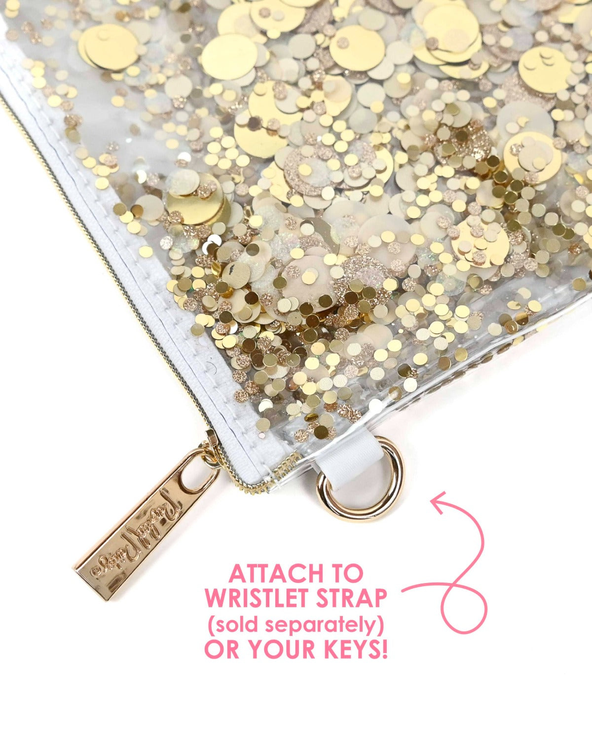 Good As Gold Confetti Everything Pouch
