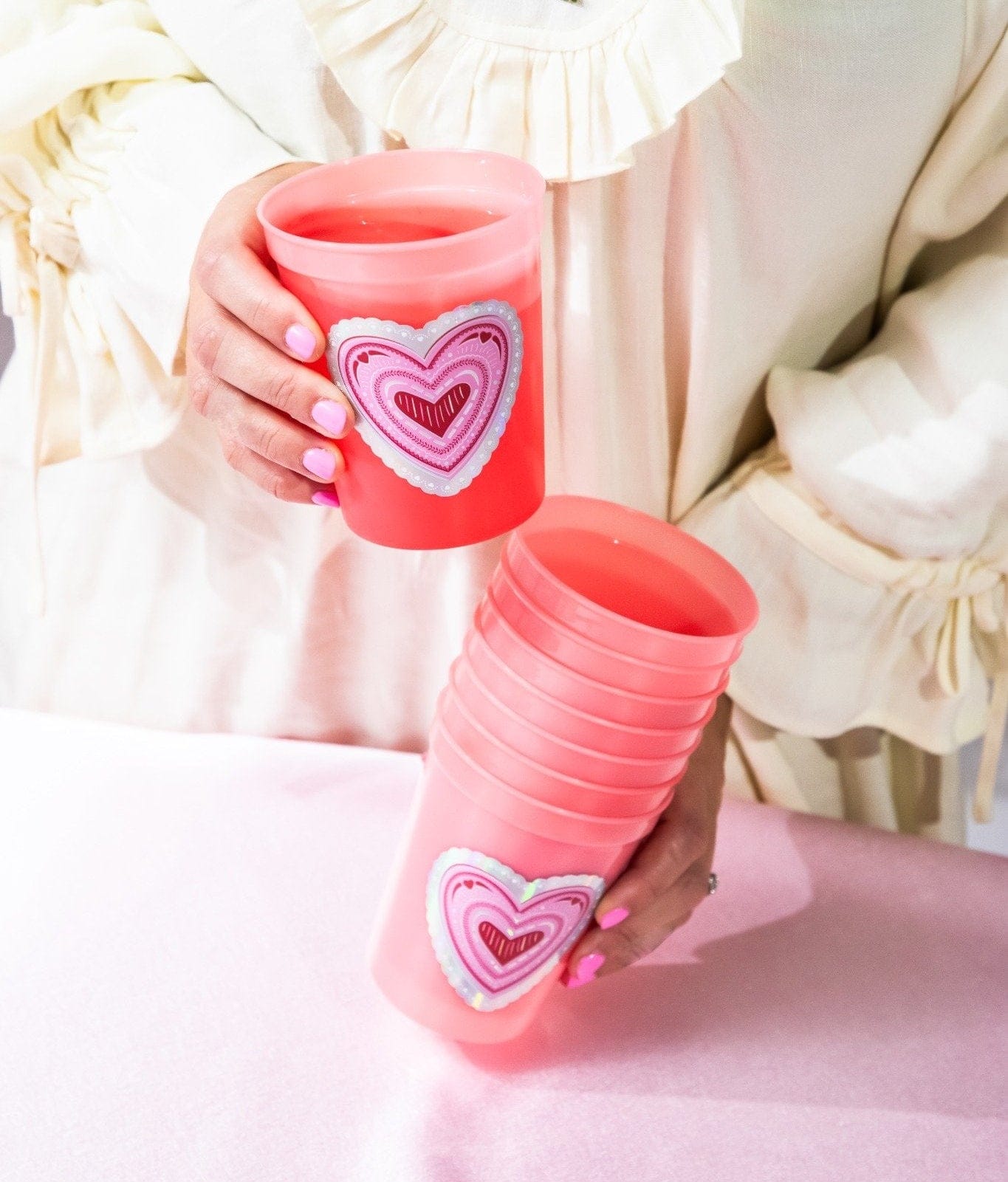 Valentine's Color Changing Cups (8 count)