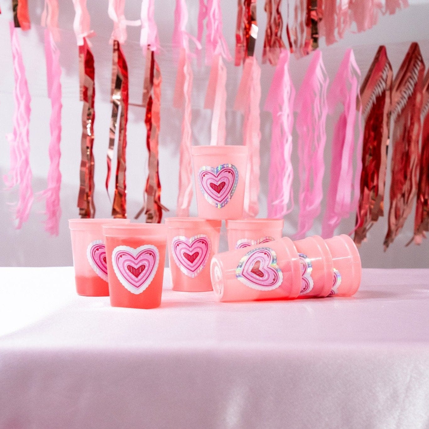 Valentine's Color Changing Cups (8 count)