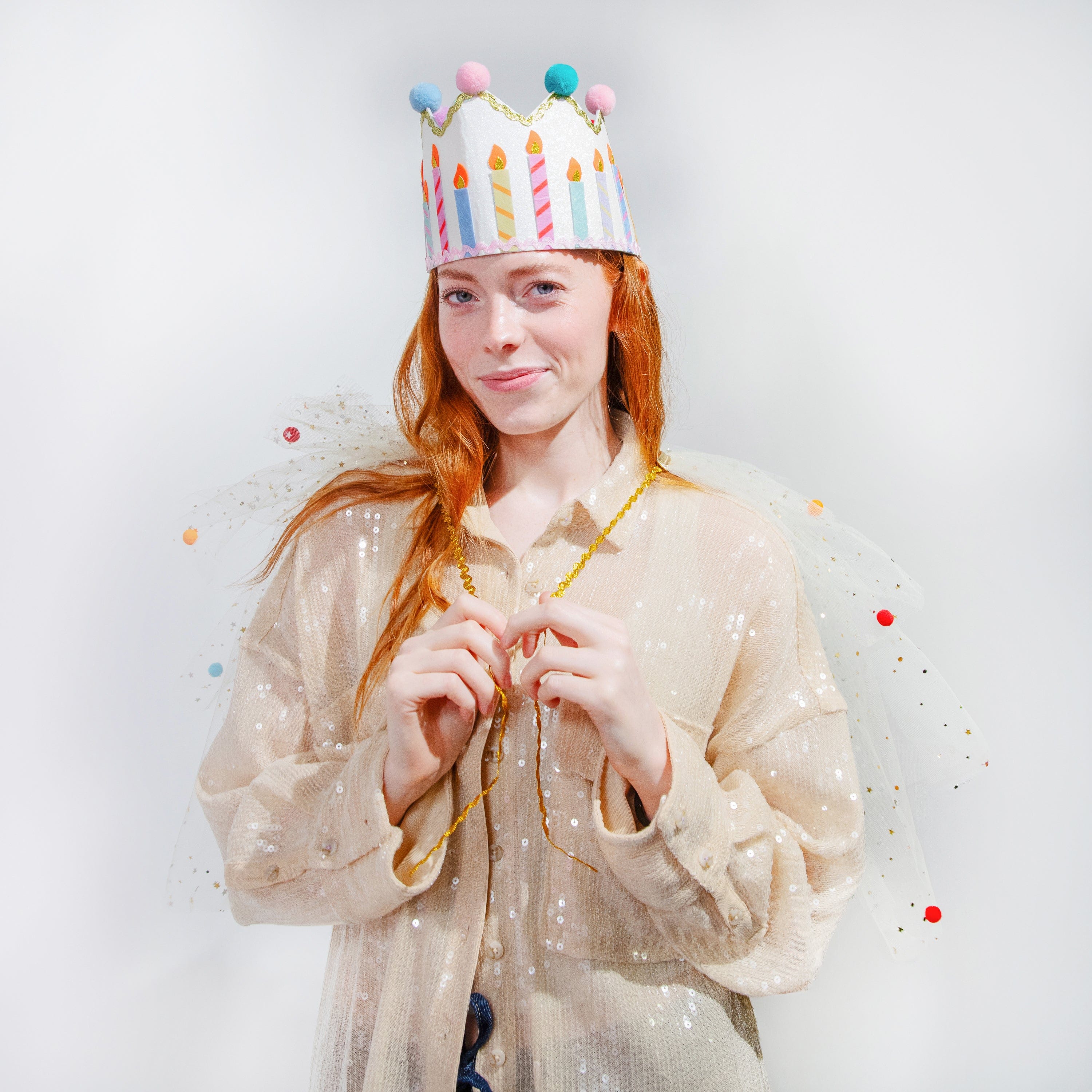Frosted In Fun Tulle Celebrations Cape