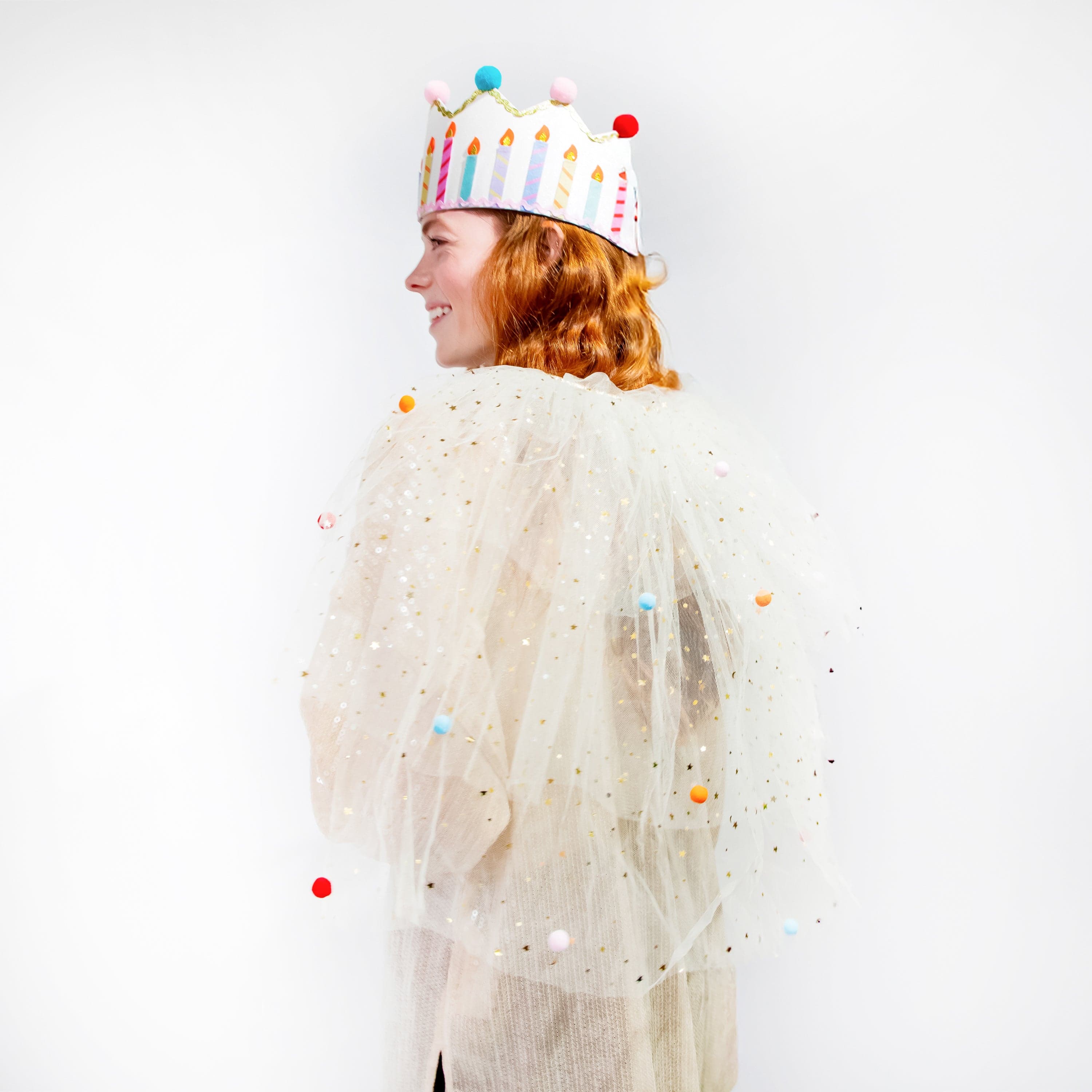 Frosted In Fun Tulle Celebrations Cape
