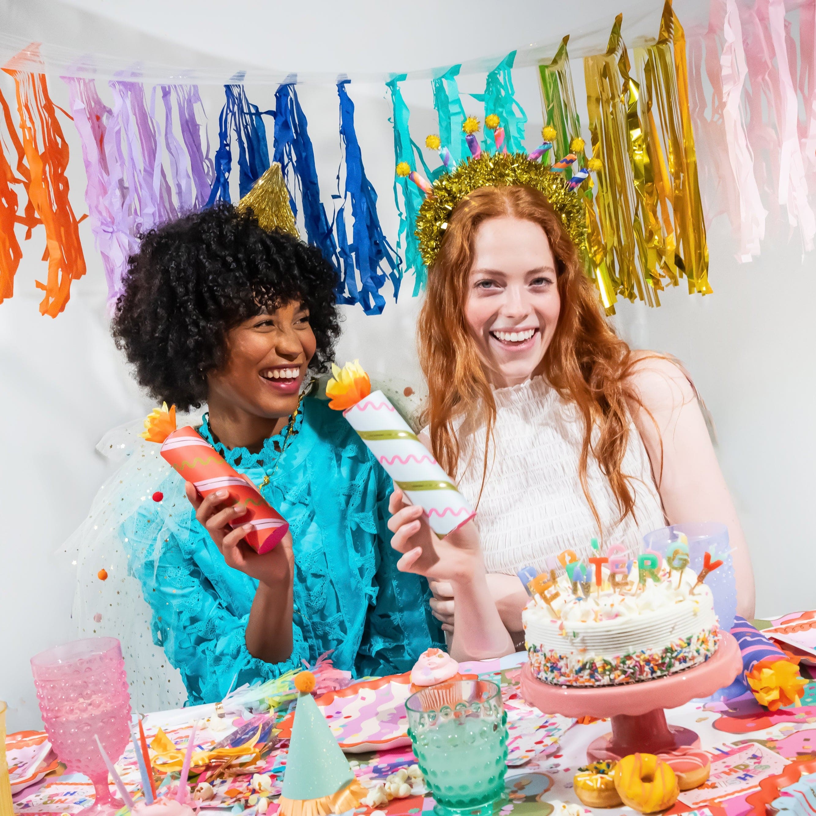 Birthday Bash Confetti Poppers (6 count)
