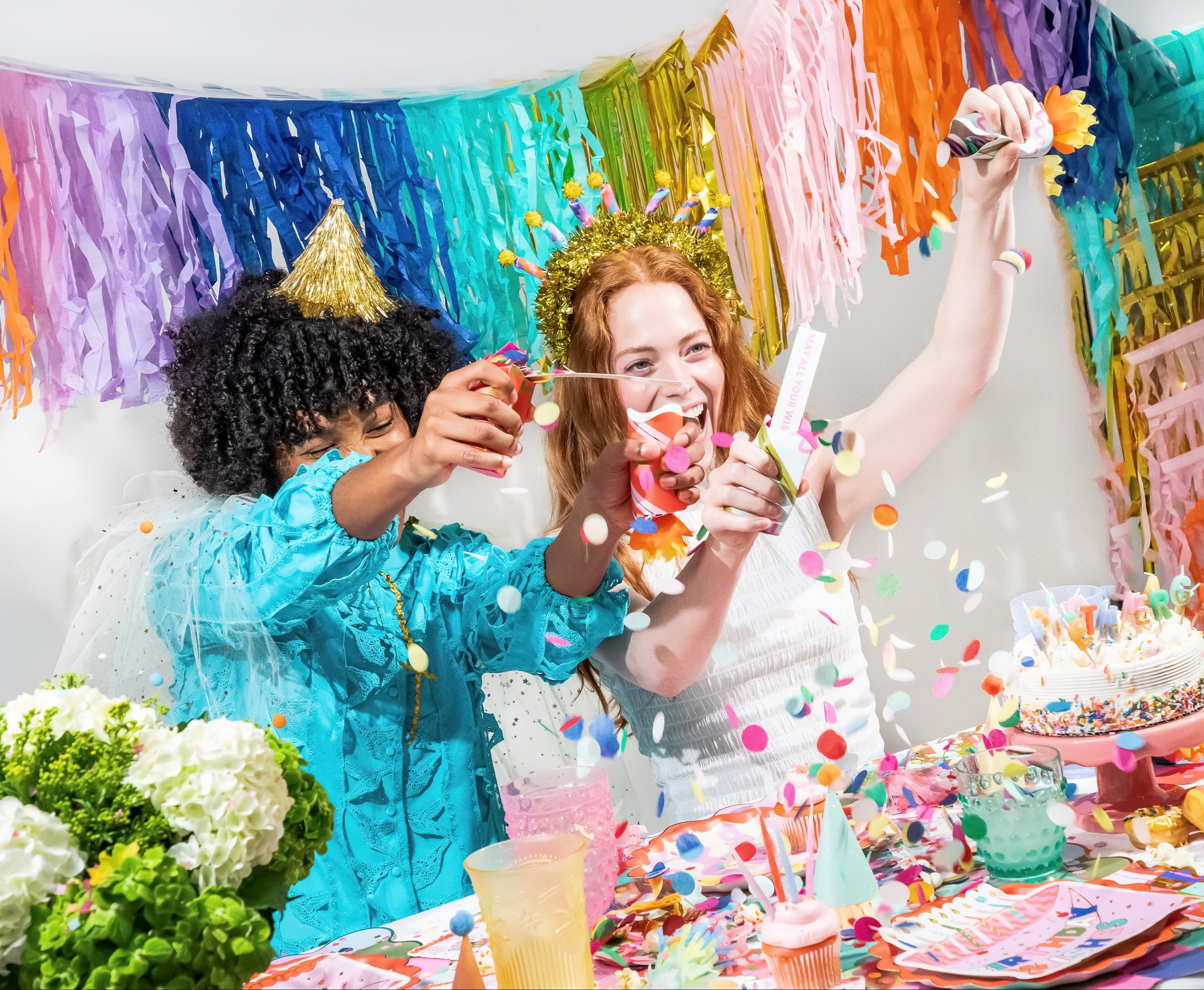 Birthday Bash Confetti Poppers (6 count)