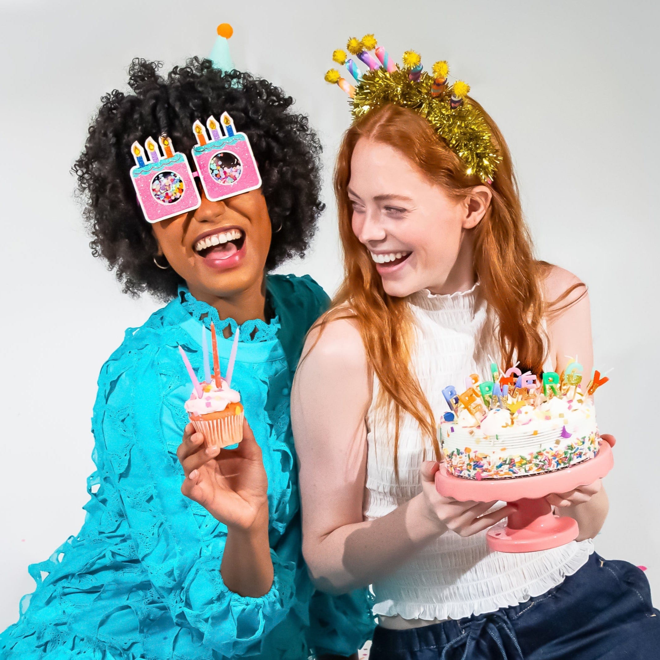 Confetti Cake Novelty Birthday Glasses
