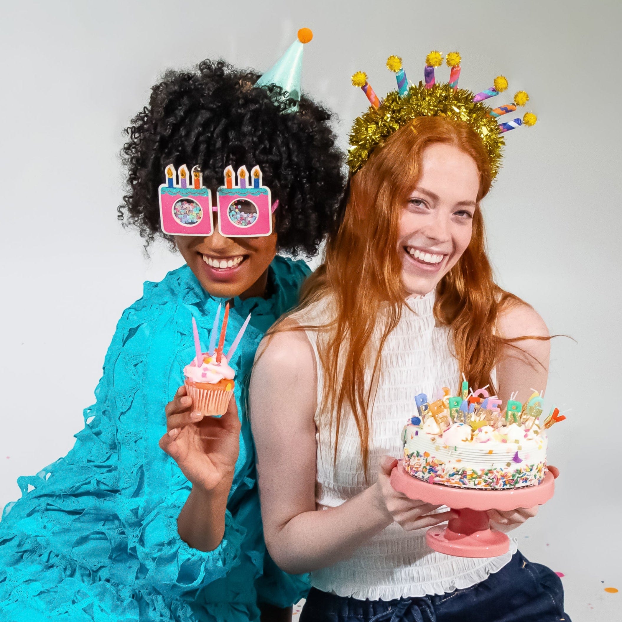 Confetti Cake Novelty Birthday Glasses