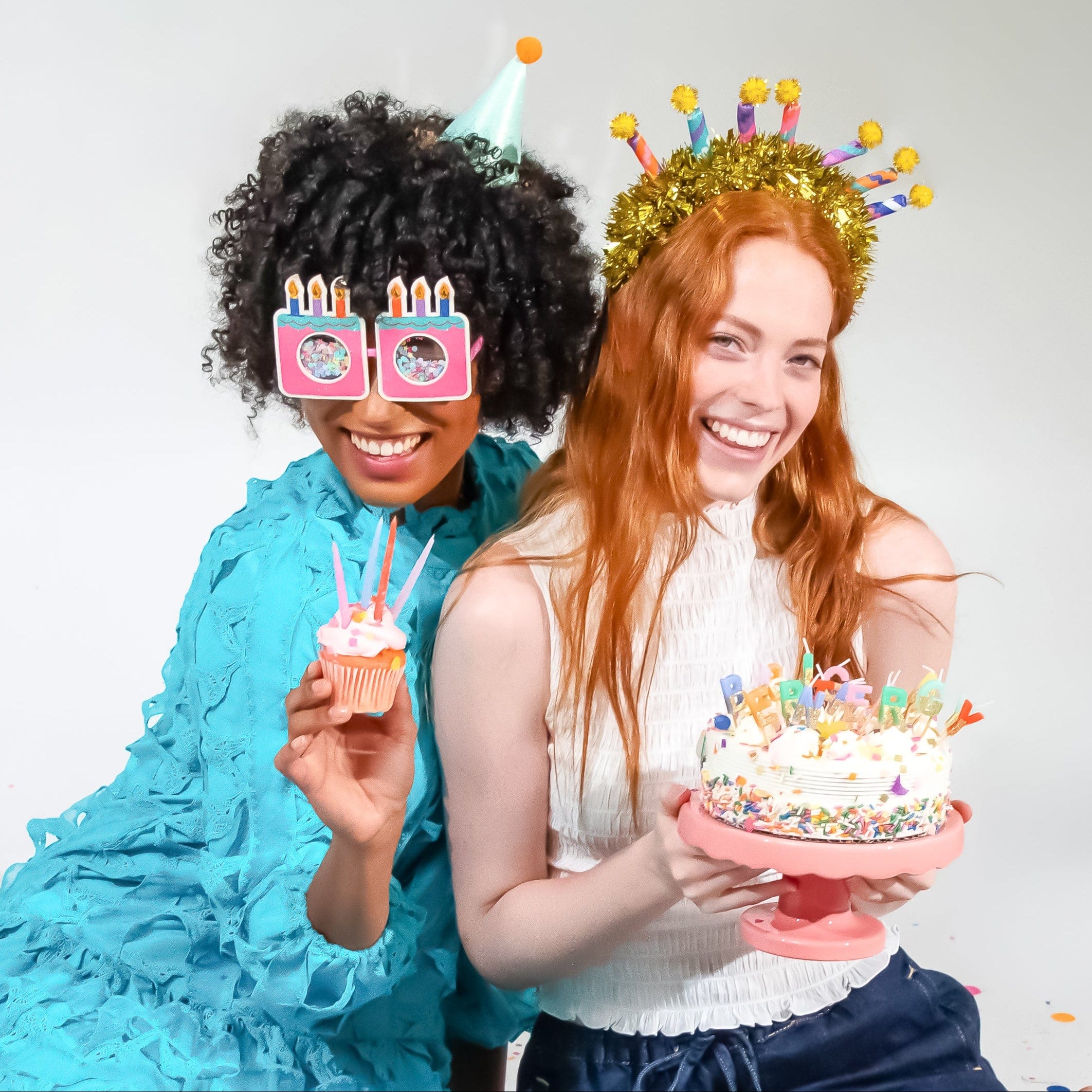 Confetti Cake Novelty Birthday Glasses