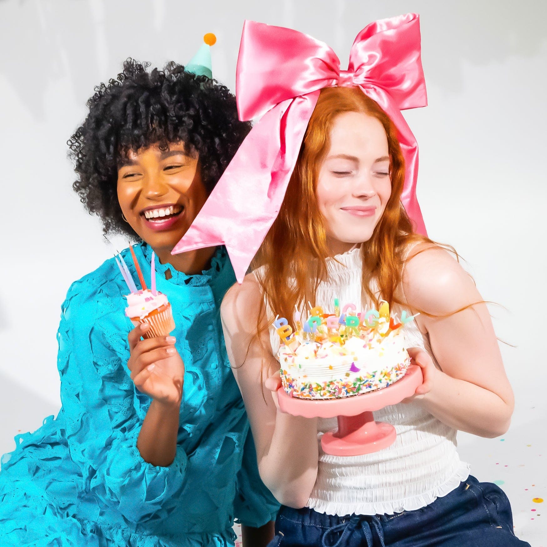 Pink Jumbo Bow Headband (Single or Set of 4)