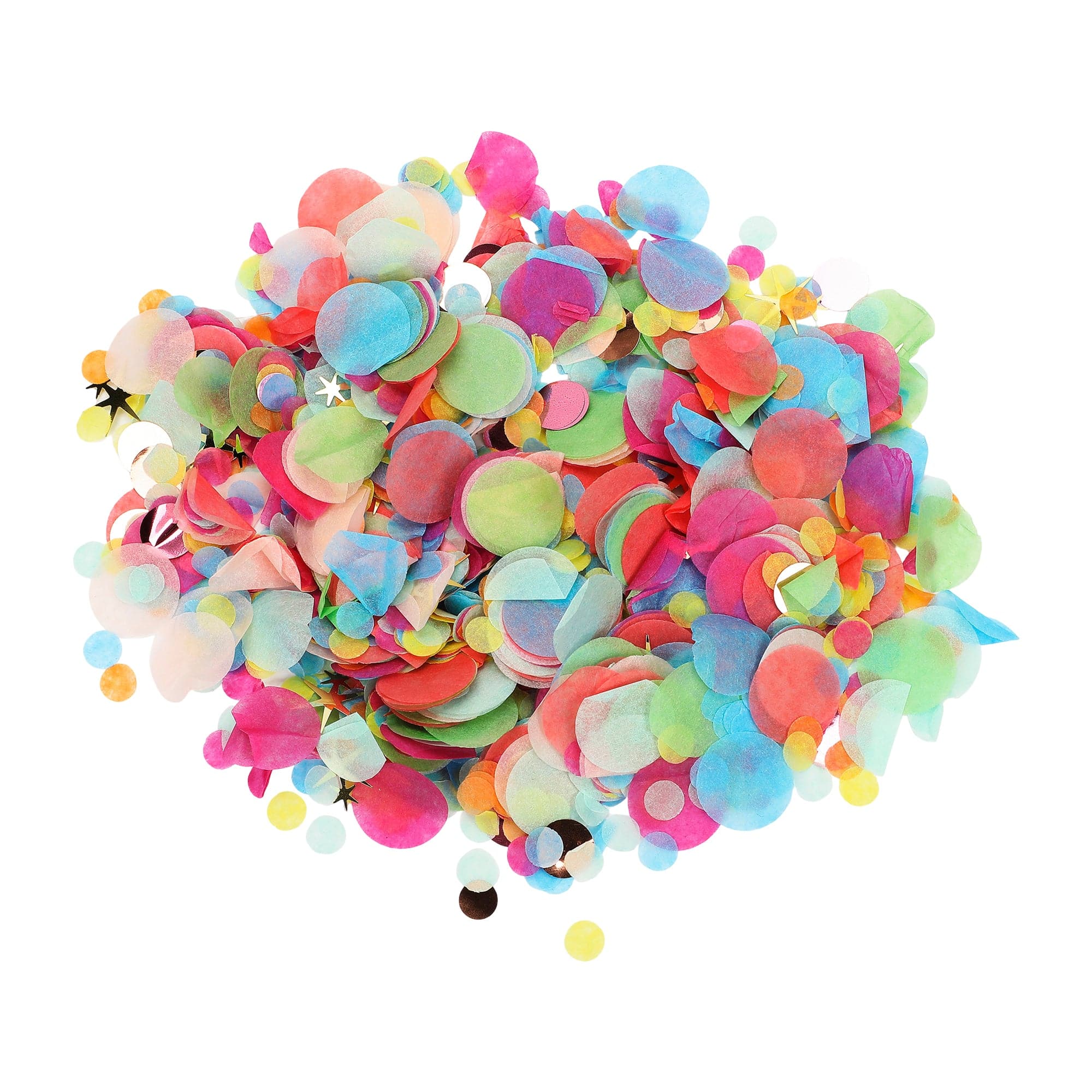 Clear Vinyl Pouch Confetti