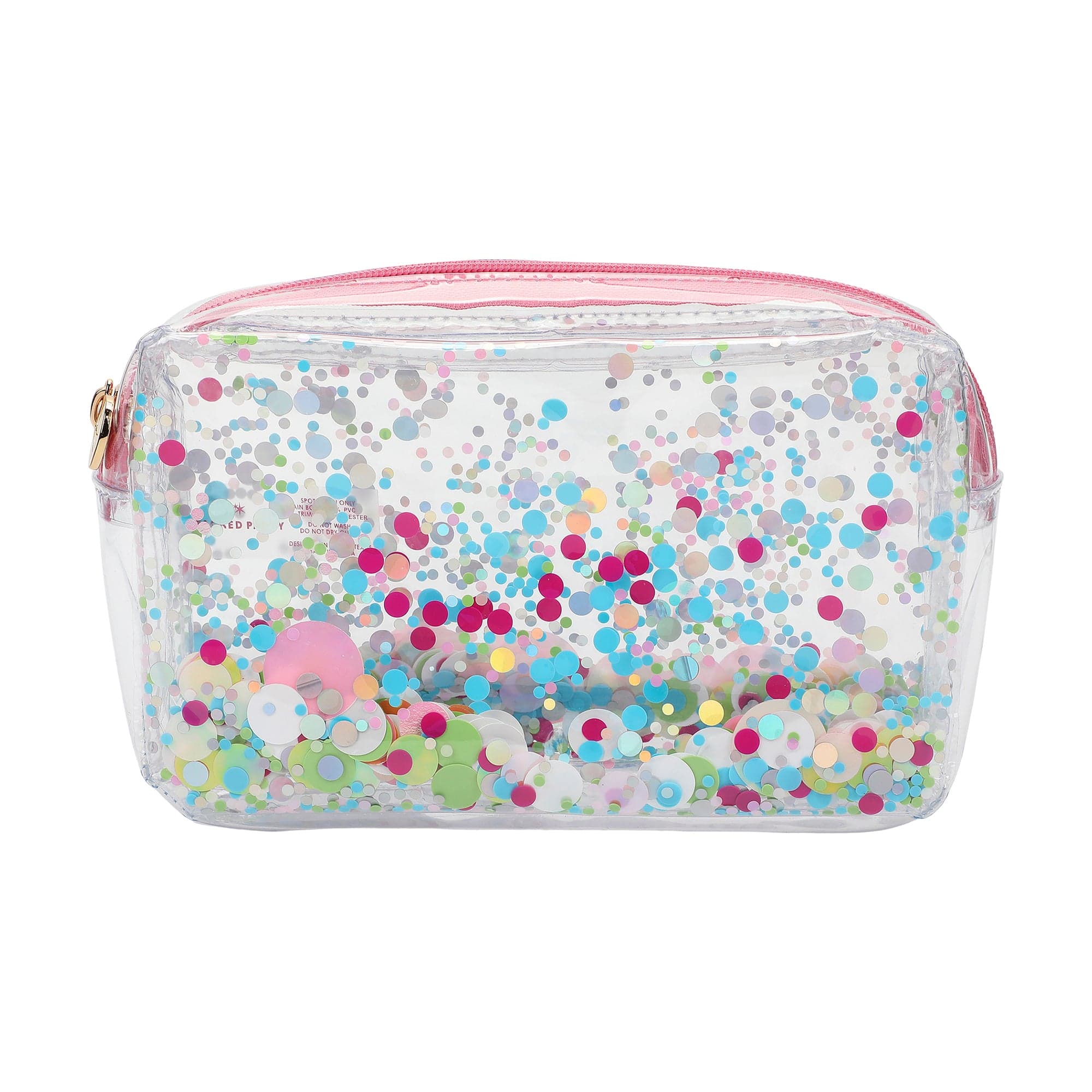 Clear Vinyl Pouch Confetti