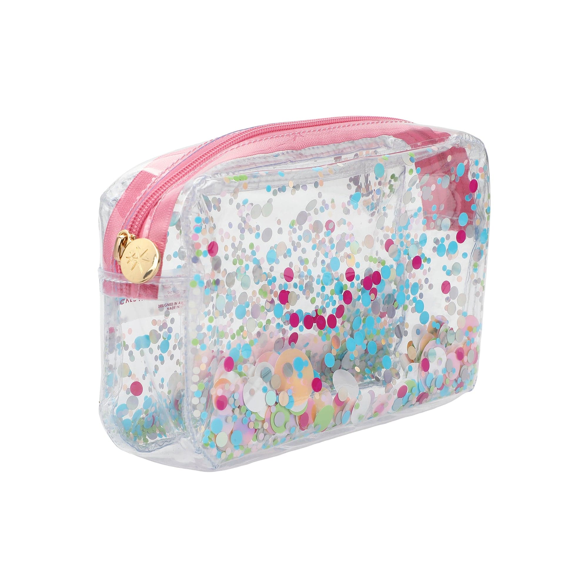 Clear Vinyl Pouch Confetti