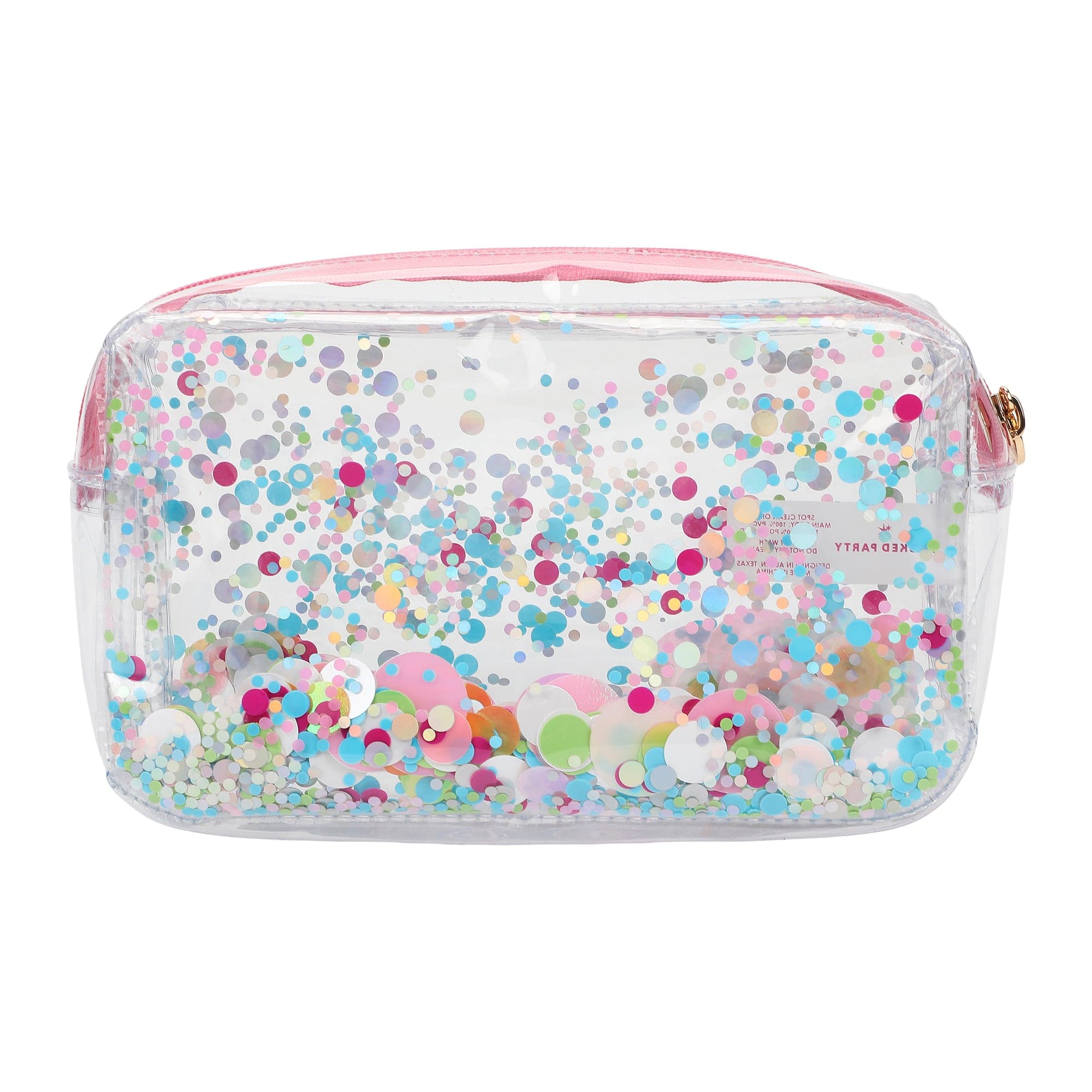 Clear Vinyl Pouch Confetti