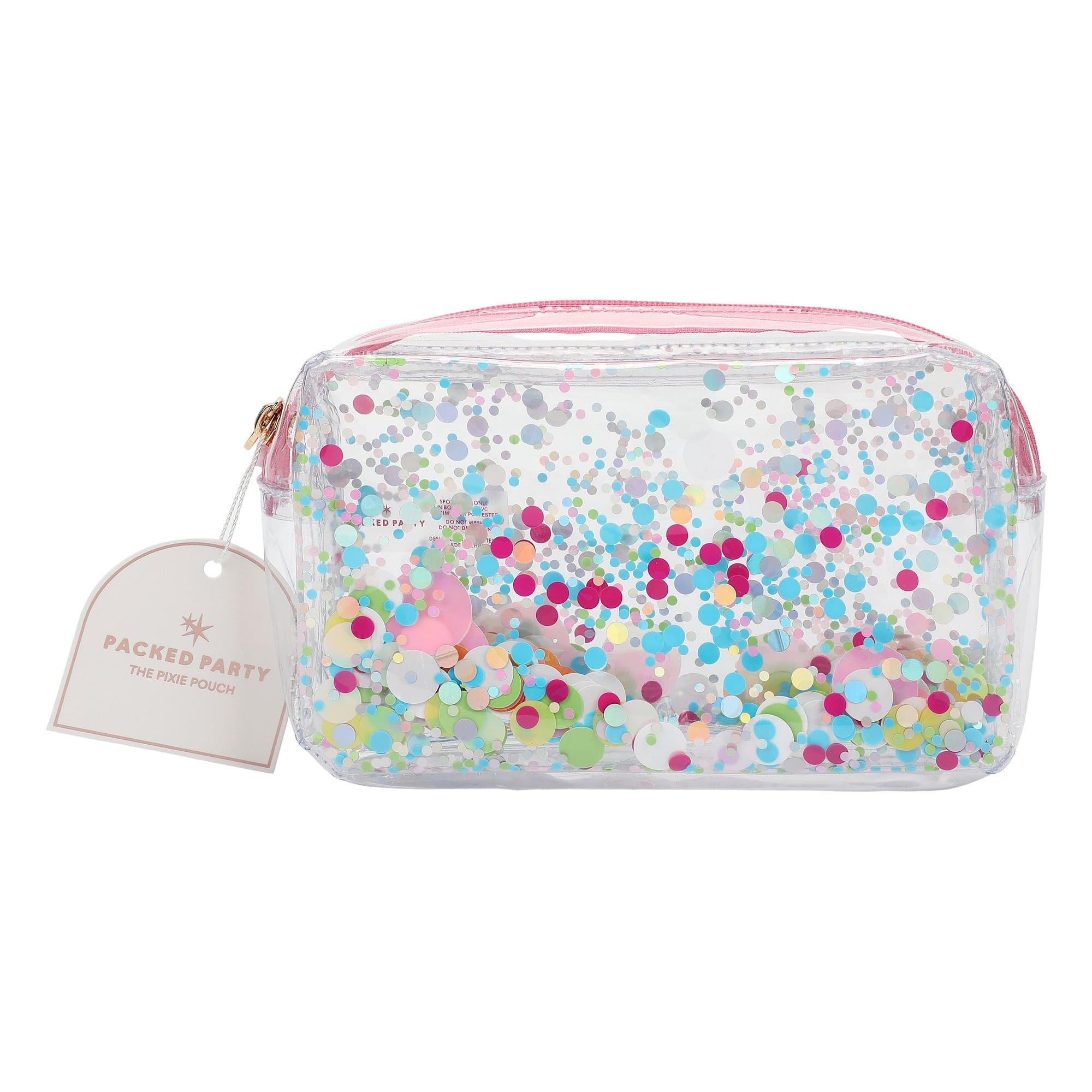 Clear Vinyl Pouch Confetti