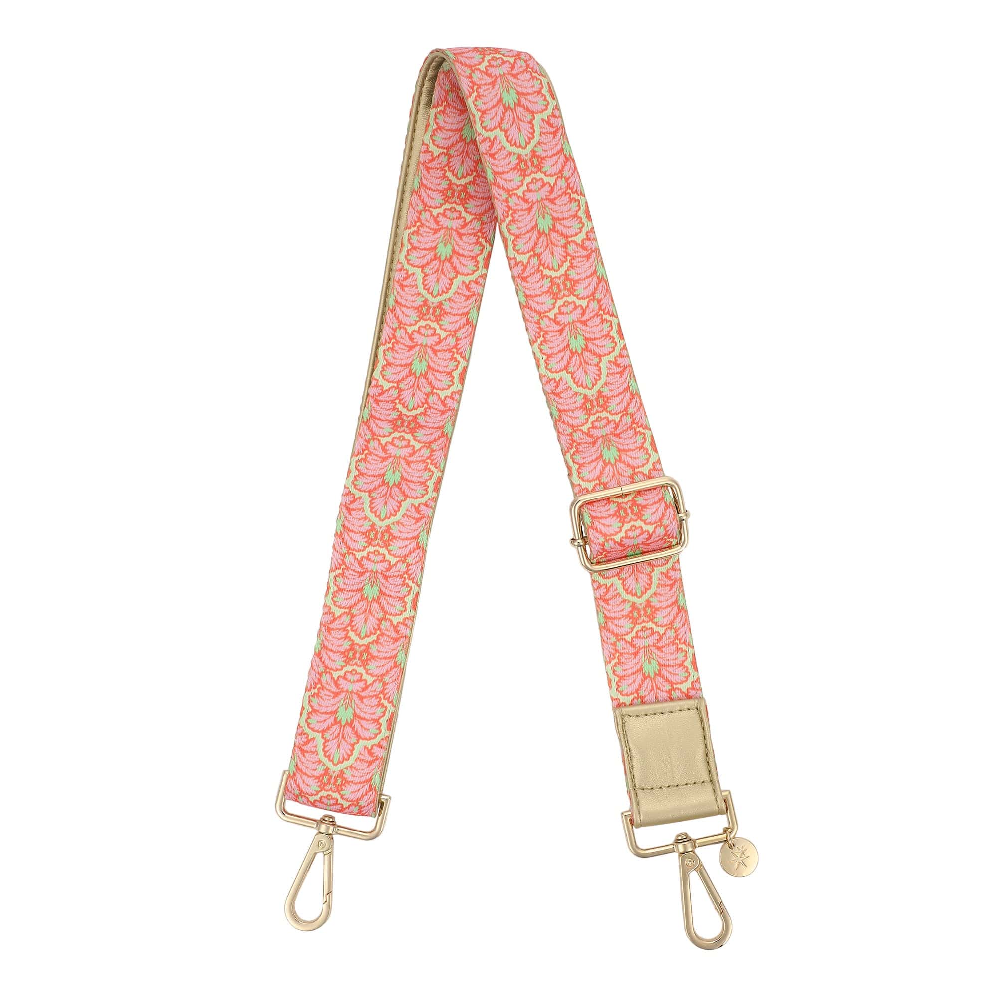 Pink Palm Bag Strap
