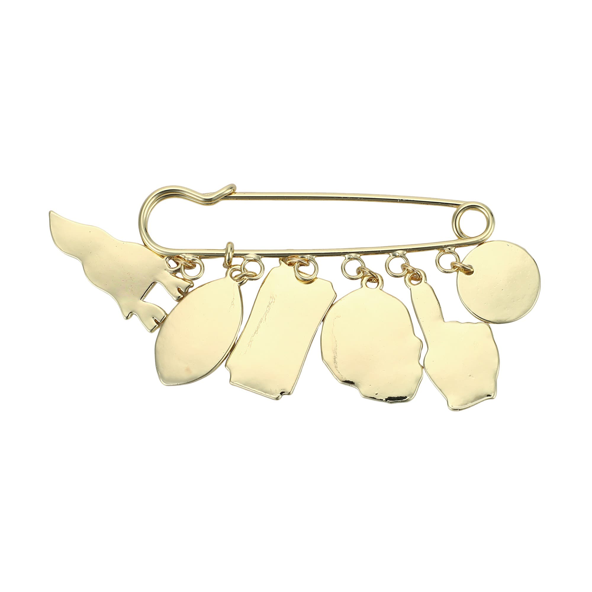 Pin It to Win It Gold Decorative Game Day Pin