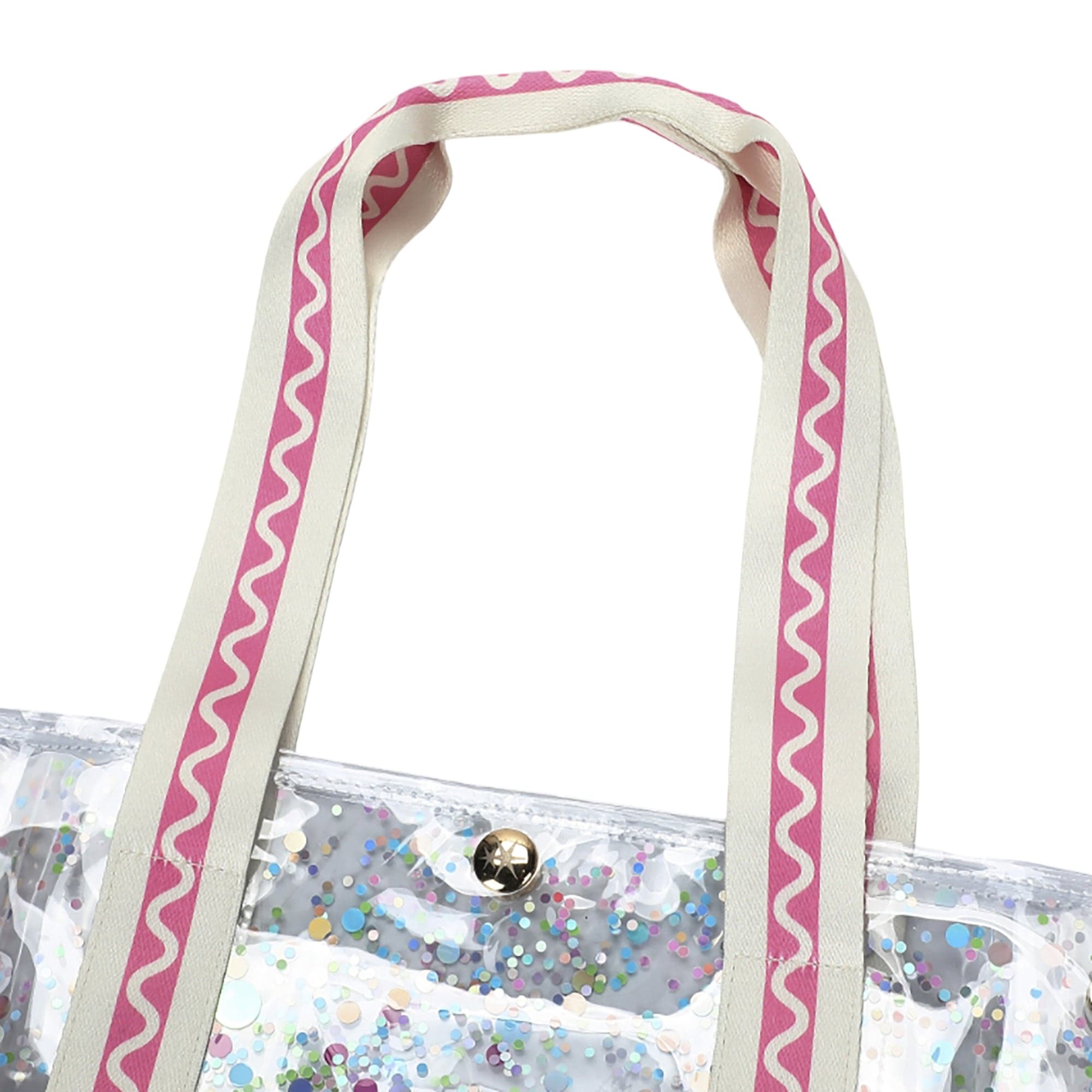 Confetti Clear Vinyl Tote Bag