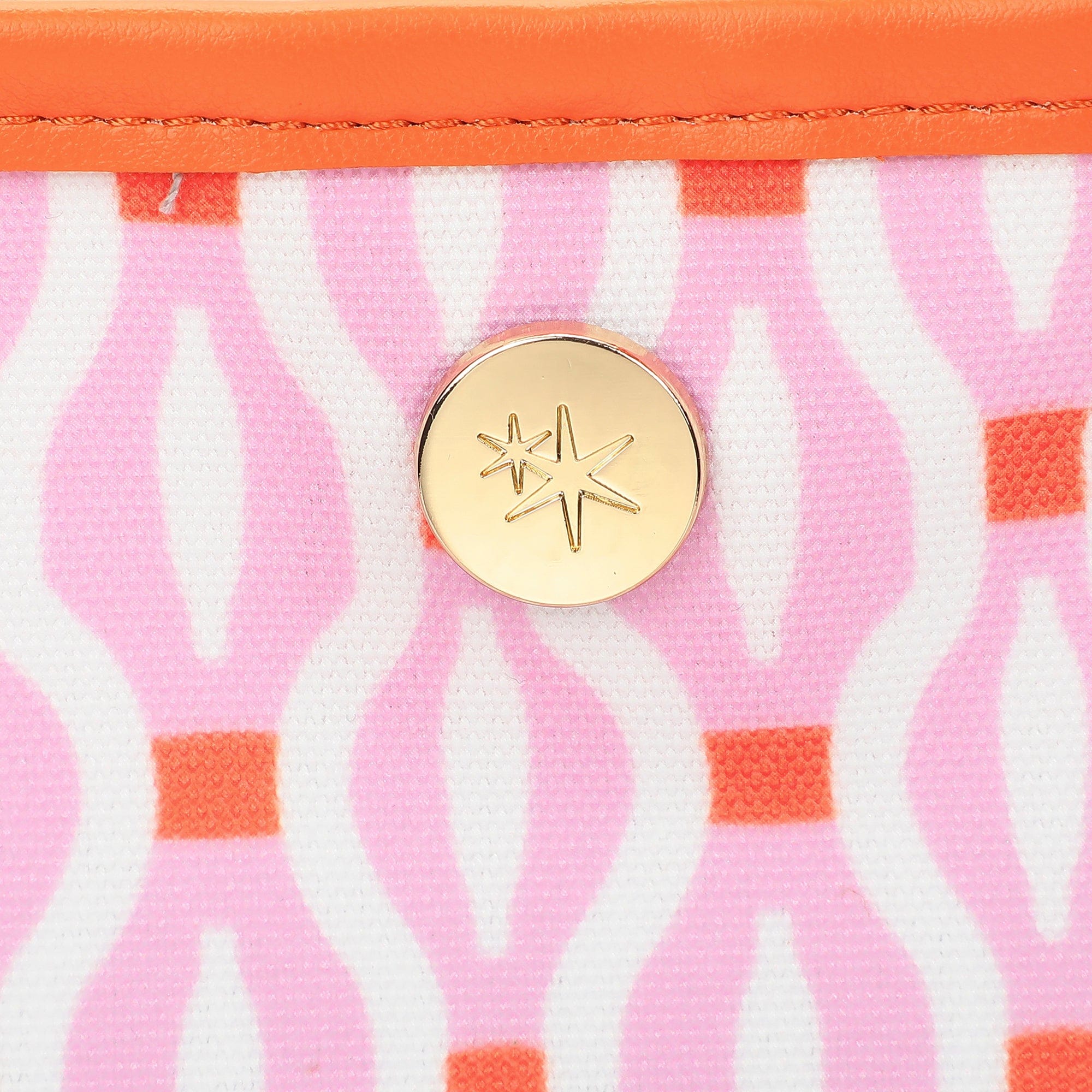 Geo Chic Oversized Tote with Wallet