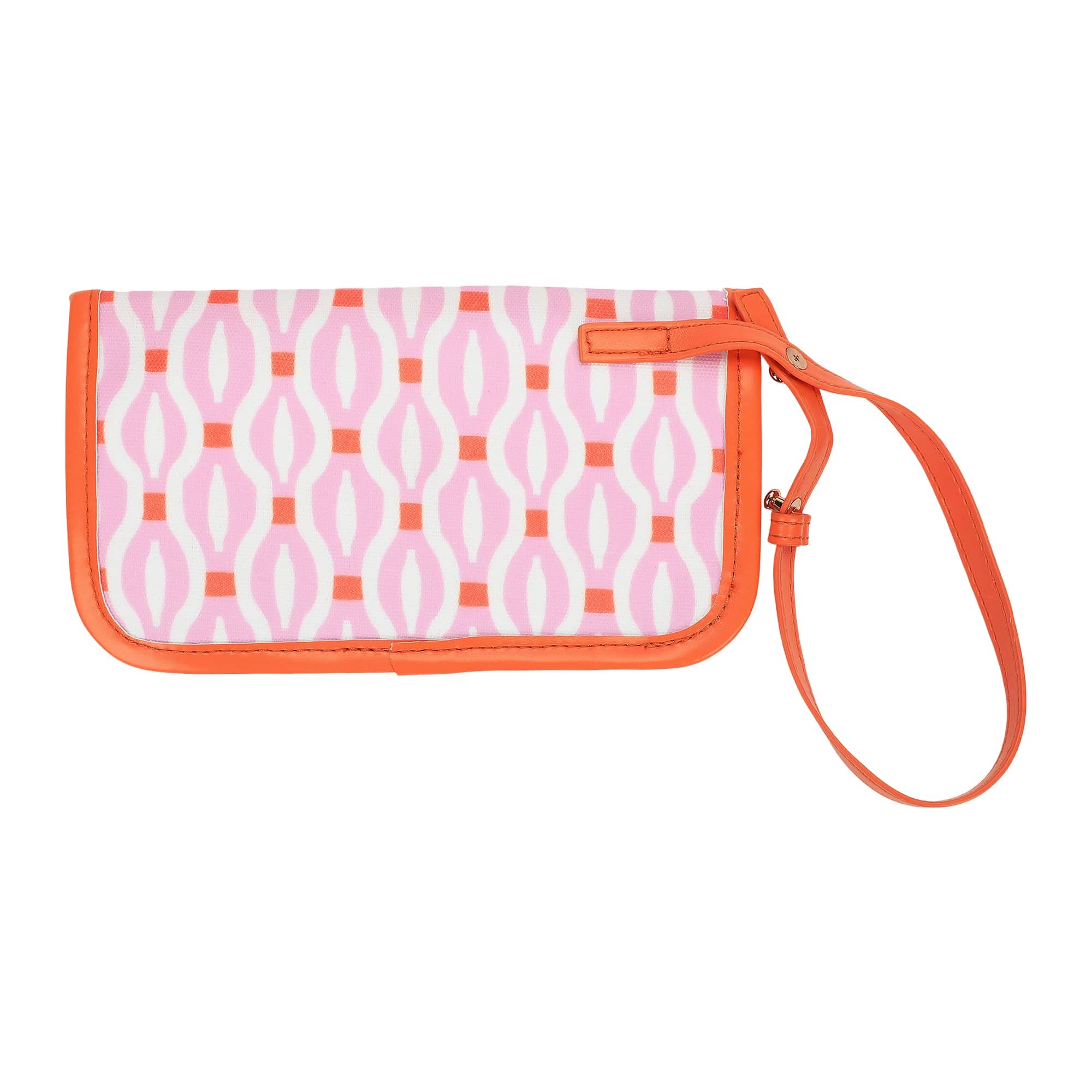 Geo Chic Oversized Tote with Wallet