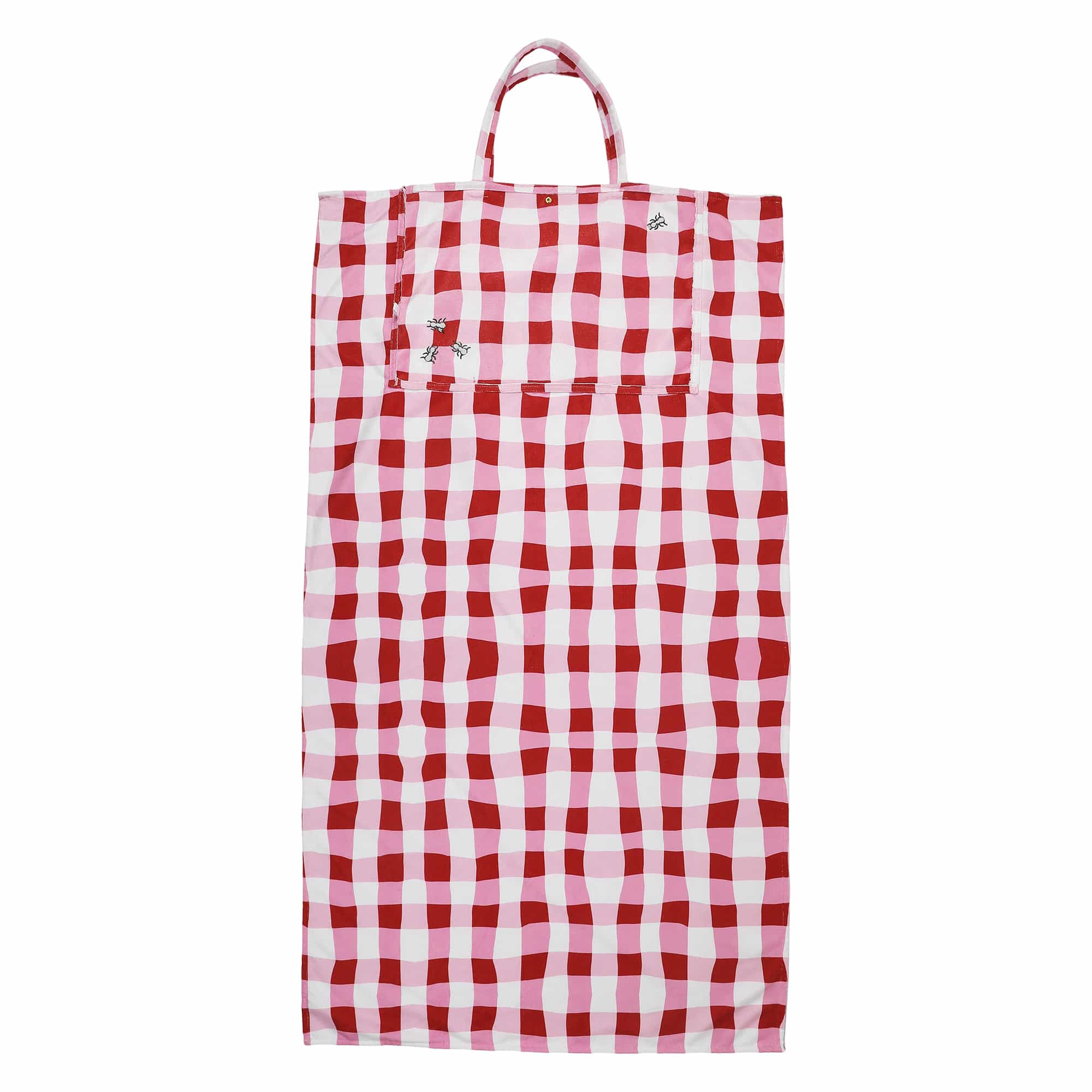 Picnic Perfect Gingham 2-in-1 Towel Tote Bag