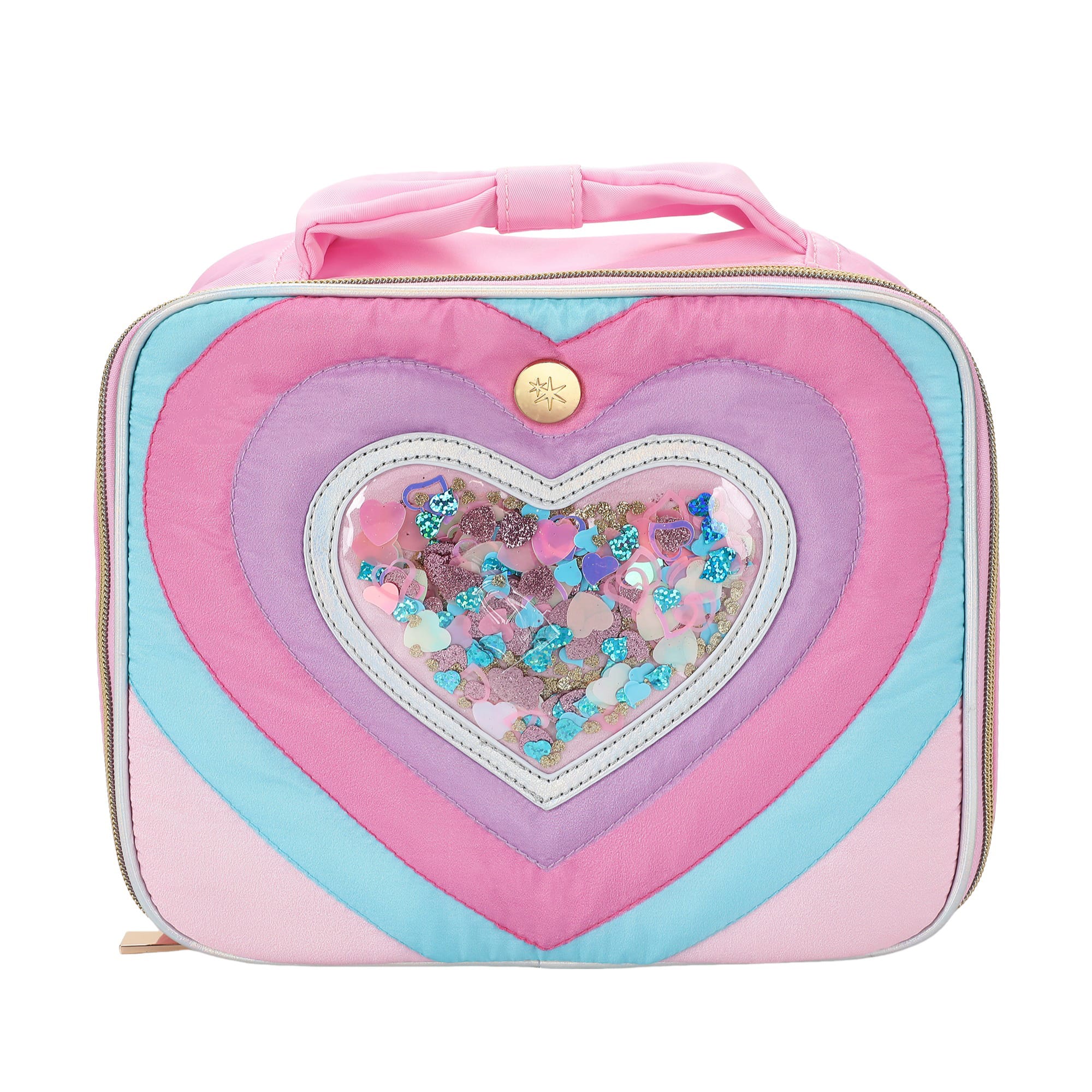 Quilted Confetti Heart Ultimate Backpack Bundle (Backpack, Lunchbox, Pouch & Notes)