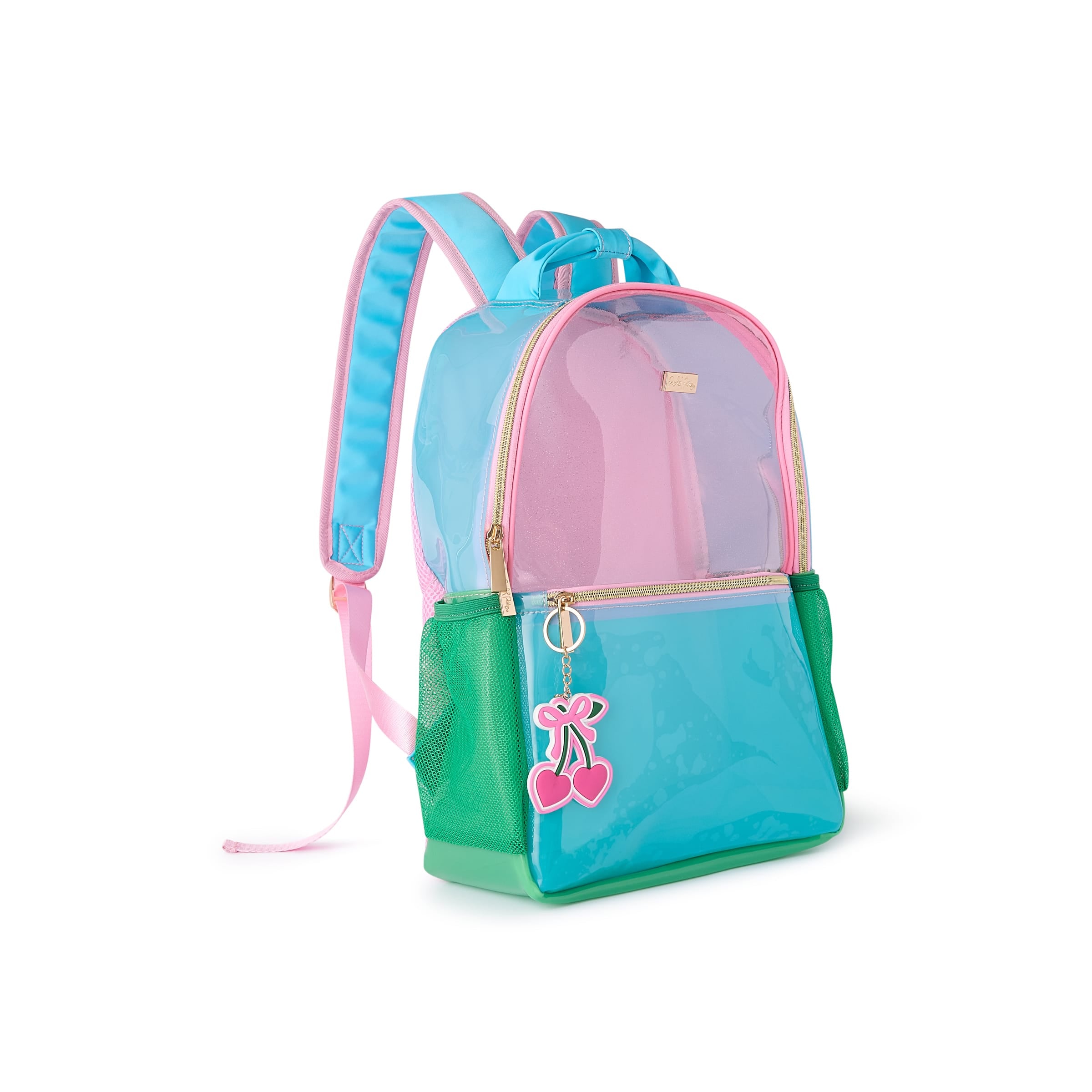 Clear Color Block Jelly Backpack by Packed Party