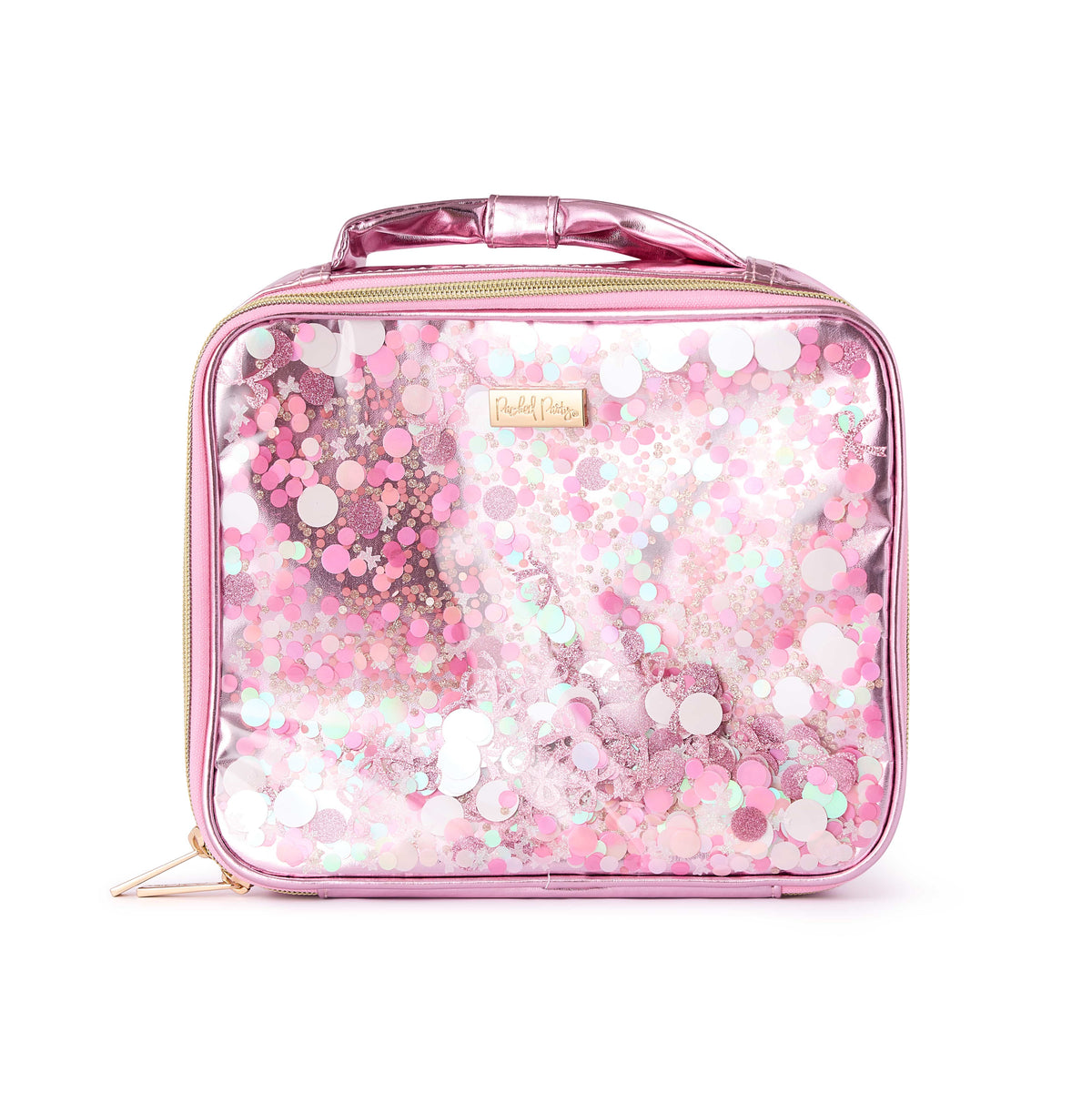 Bow Confetti Insulated Lunch Box Anti Microbial Lining
