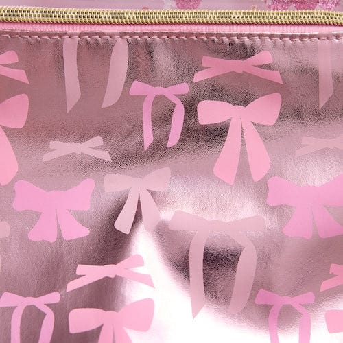 Pink Bow Confetti Backpack