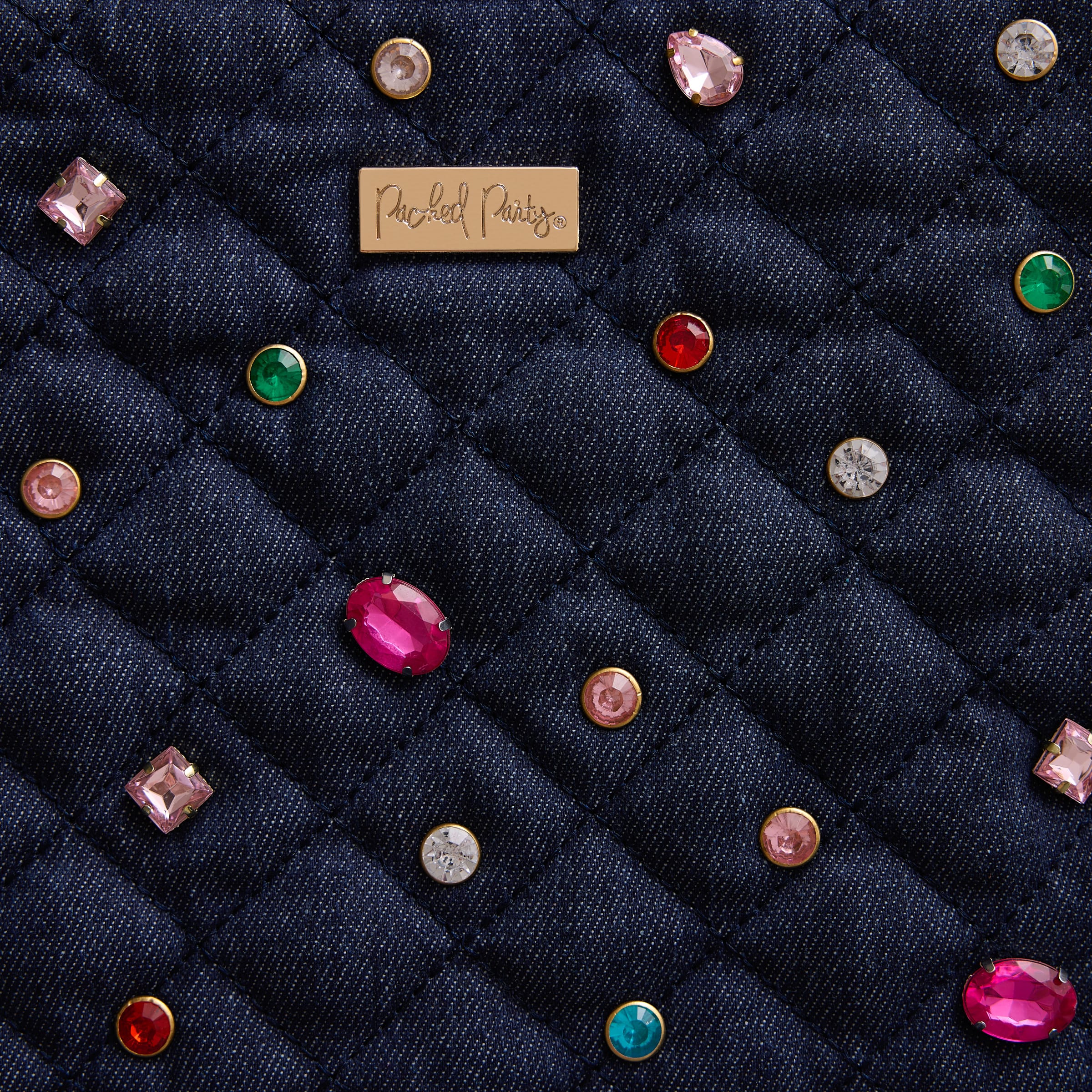 Denim and Gems Backpack Bundle (Backpack, Lunchbox & Pouch)