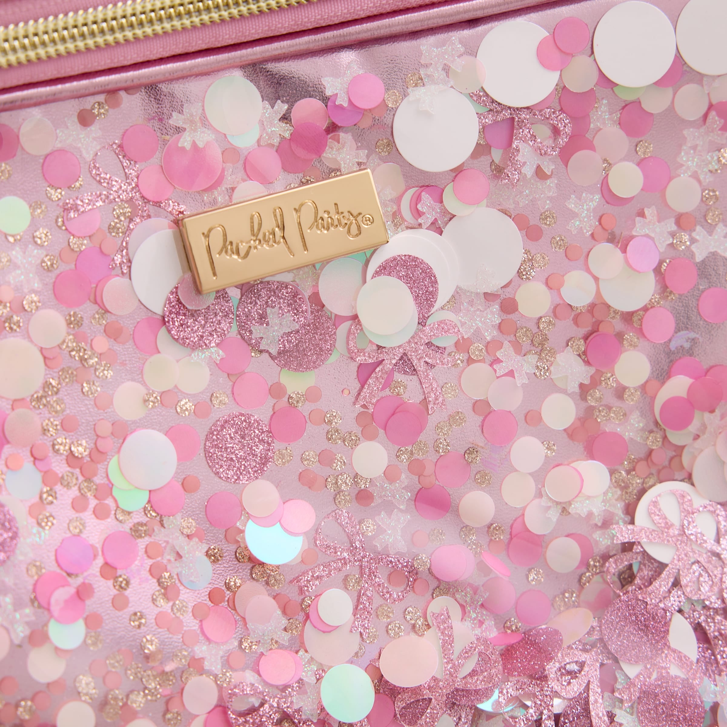 Pink Confetti Bows Insulated Lunchbox