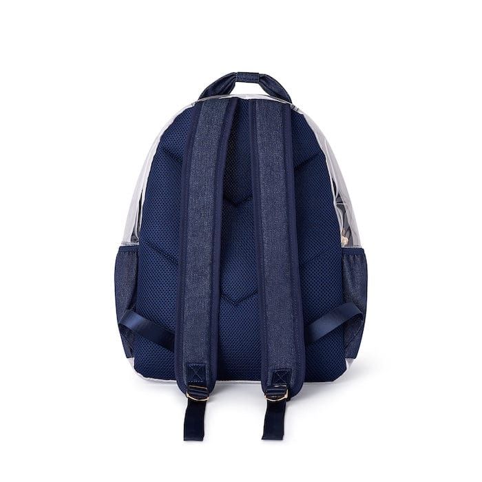 Denim and Gems Clear Backpack