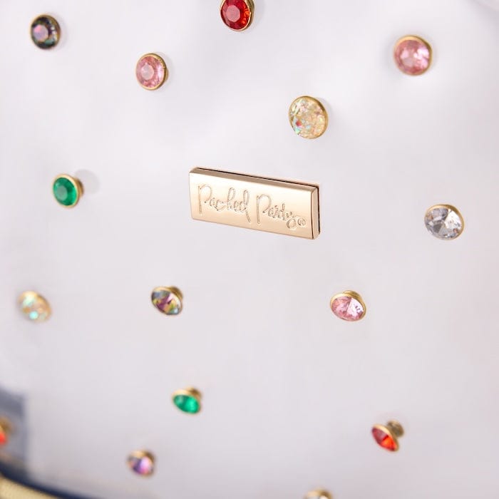 Denim and Gems Clear Backpack