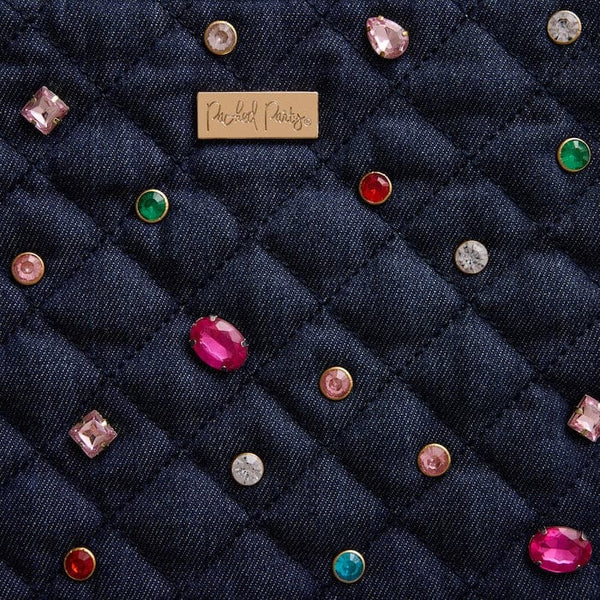 Denim and Gems Everything Pouch
