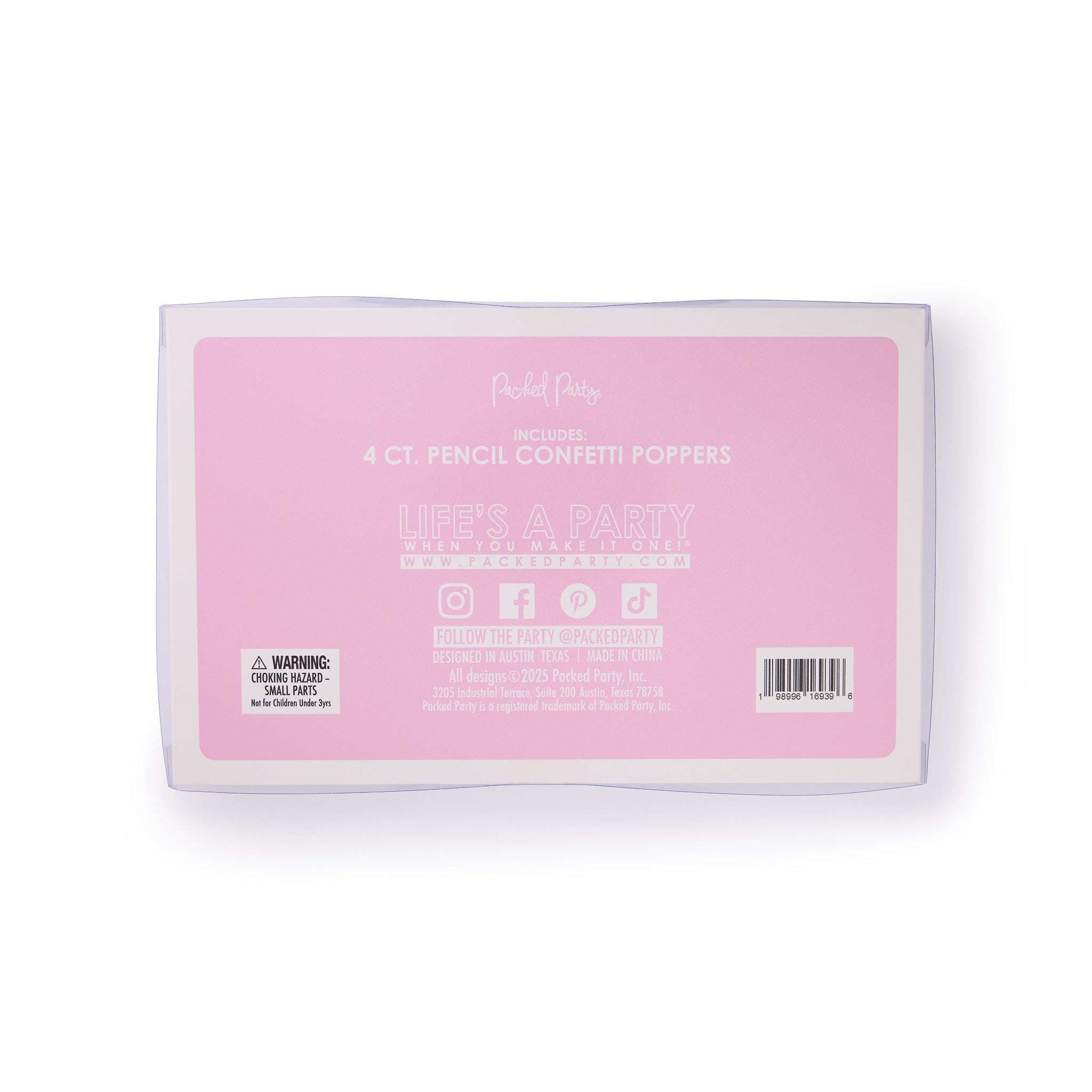 Pencil Confetti Poppers