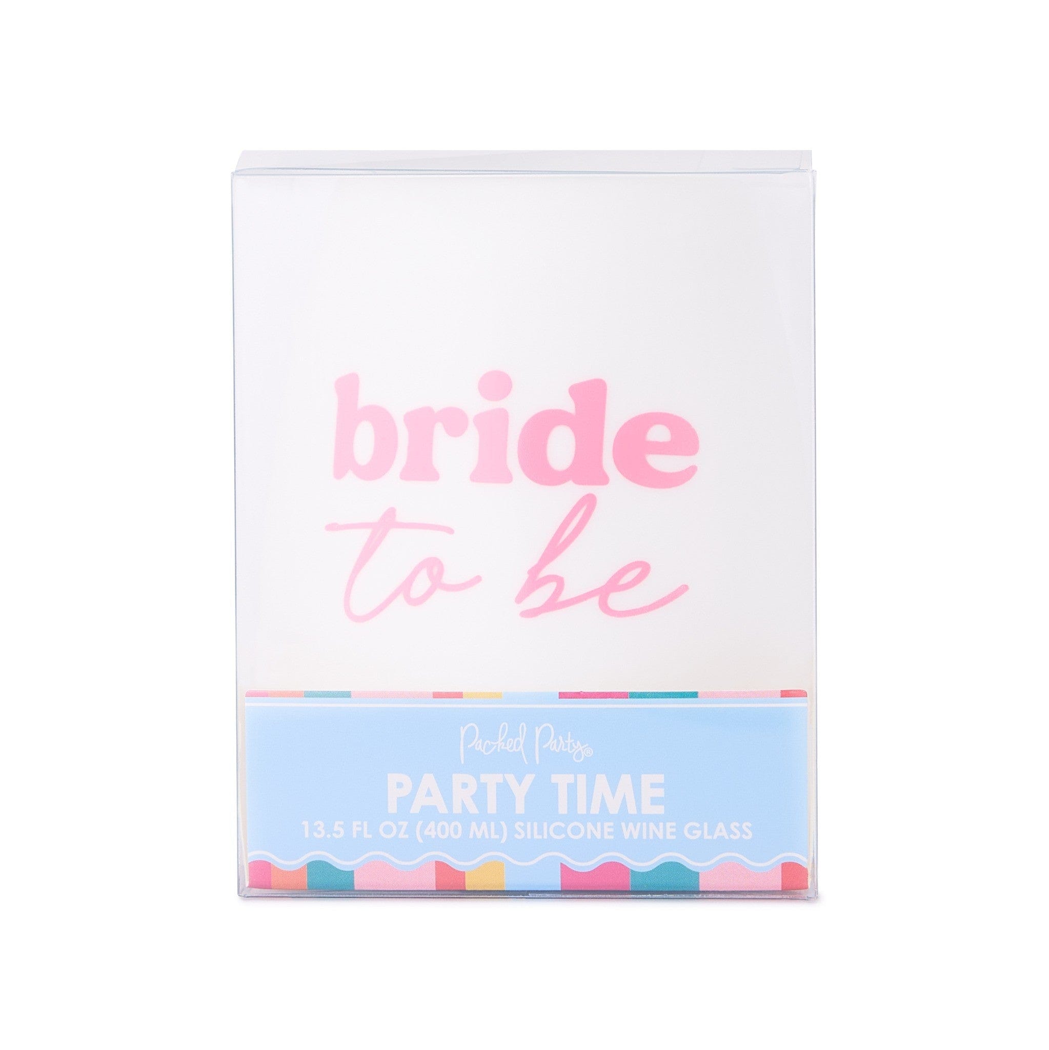 I Do Crew Bride and Team Bride Stemless Silicone Wine Glass Set (5ct)