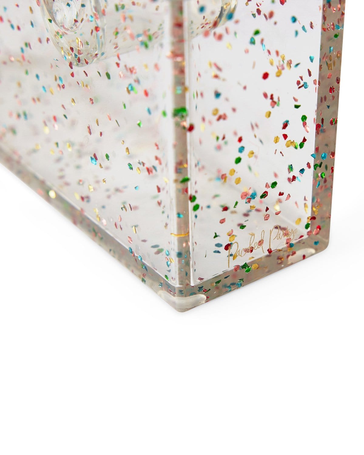 Confetti Injected Acrylic Tape Dispenser