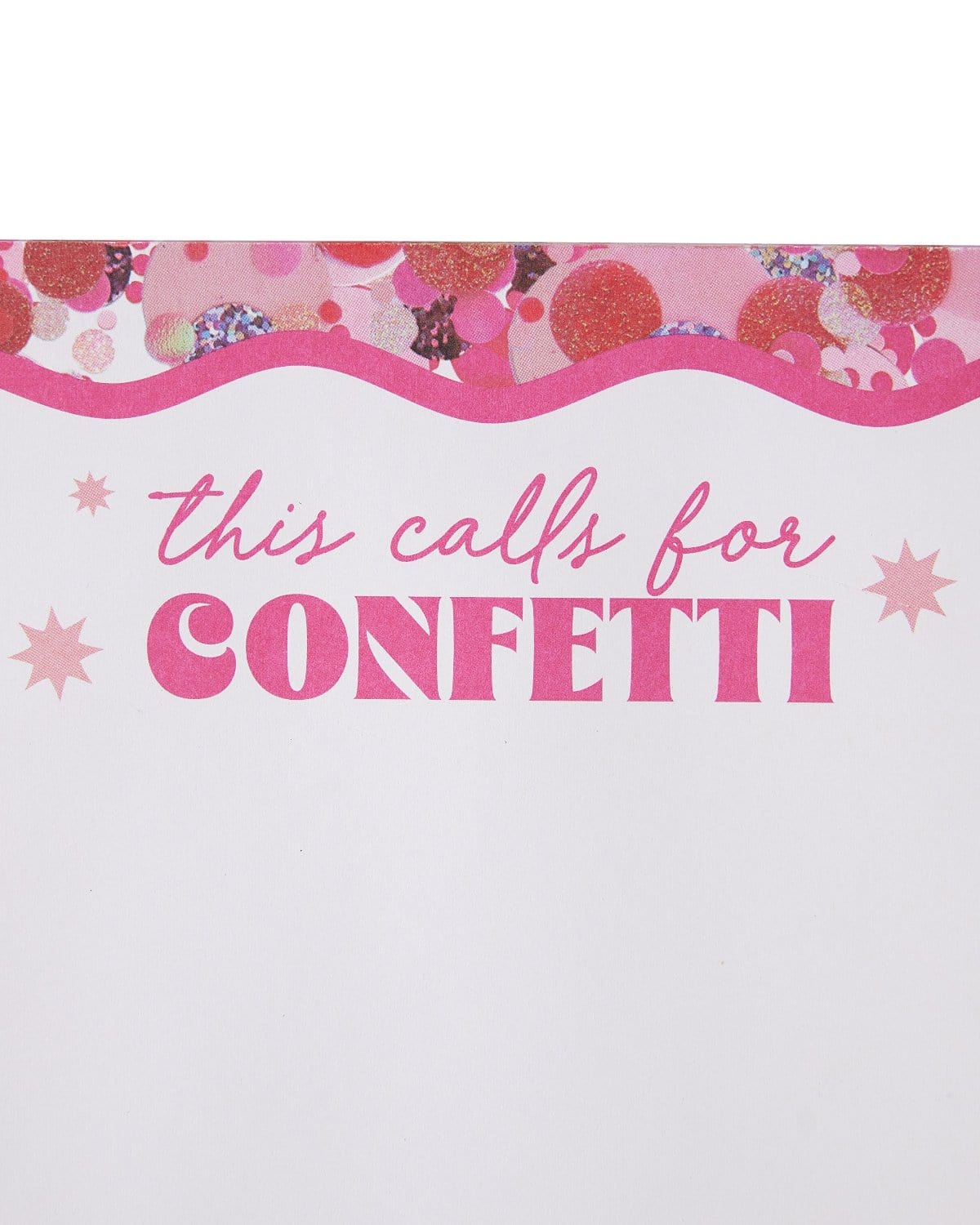 Jumbo Confetti Notepad