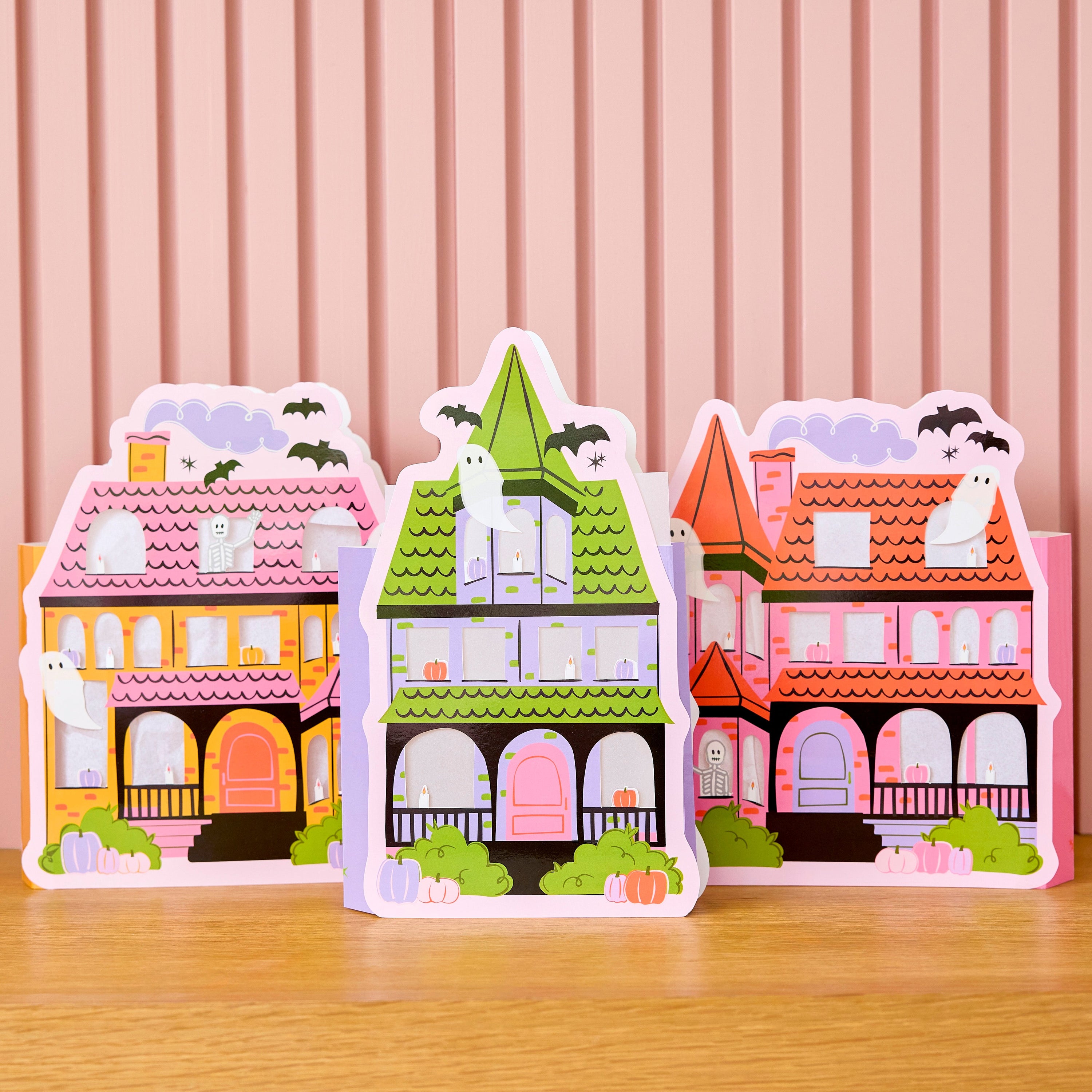 Haunted House Pop-Up Paper Houses (Table Decor)