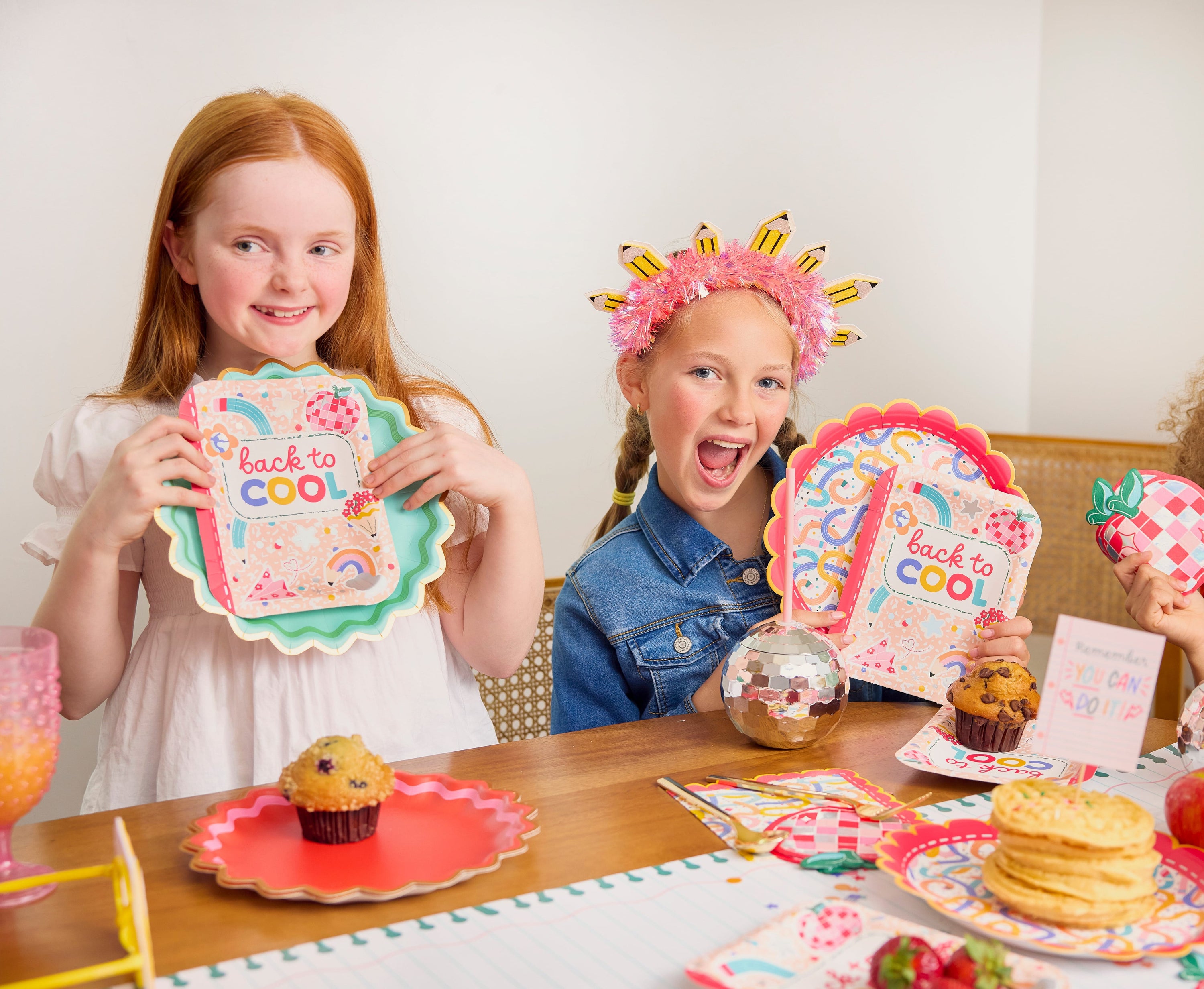 'Back to Cool' Notebook Dessert Plates (8" / 10 ct)