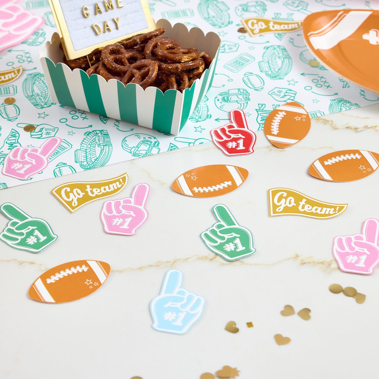 Jumbo Game Day Confetti (30 Pieces)