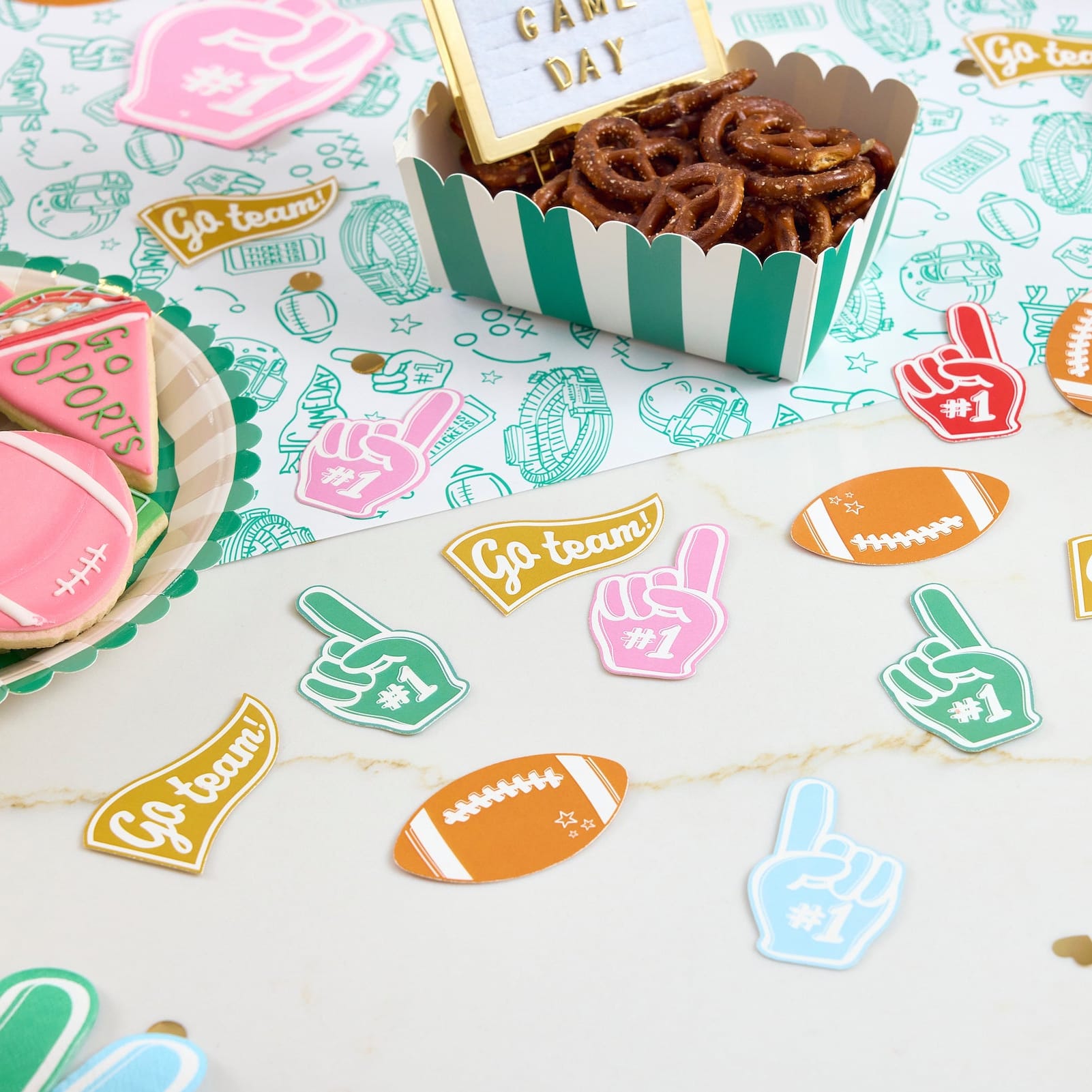 Jumbo Game Day Confetti (30 Pieces)
