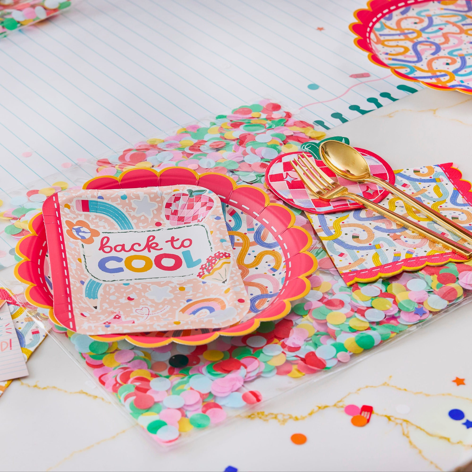 Confetti-filled Reusable Placemats (4 ct)
