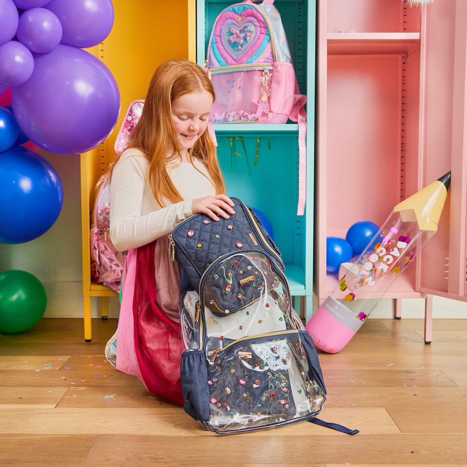 Denim and Gems Backpack and Lunchbox Bundle
