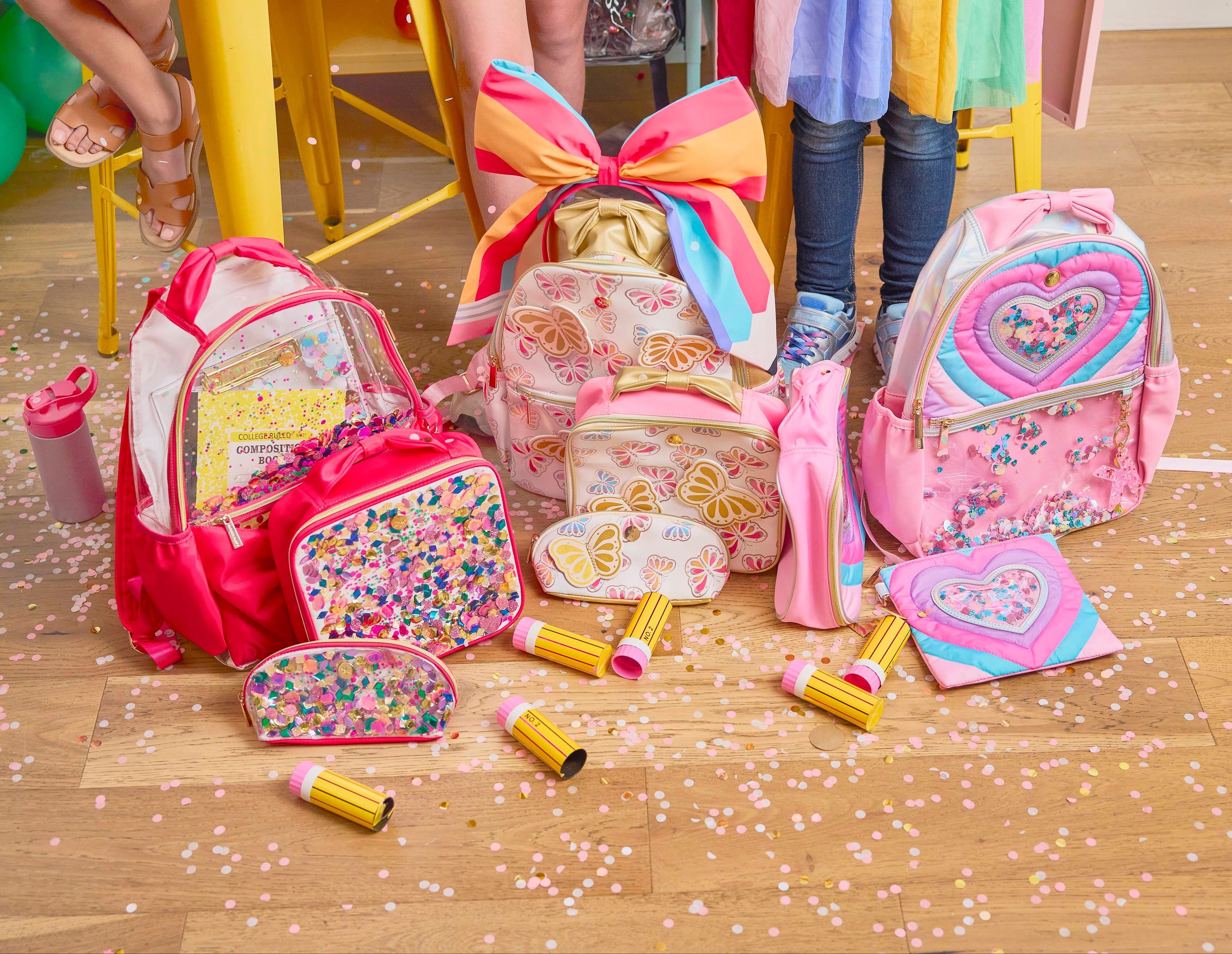 Gold Butterfly Insulated Lunch Box