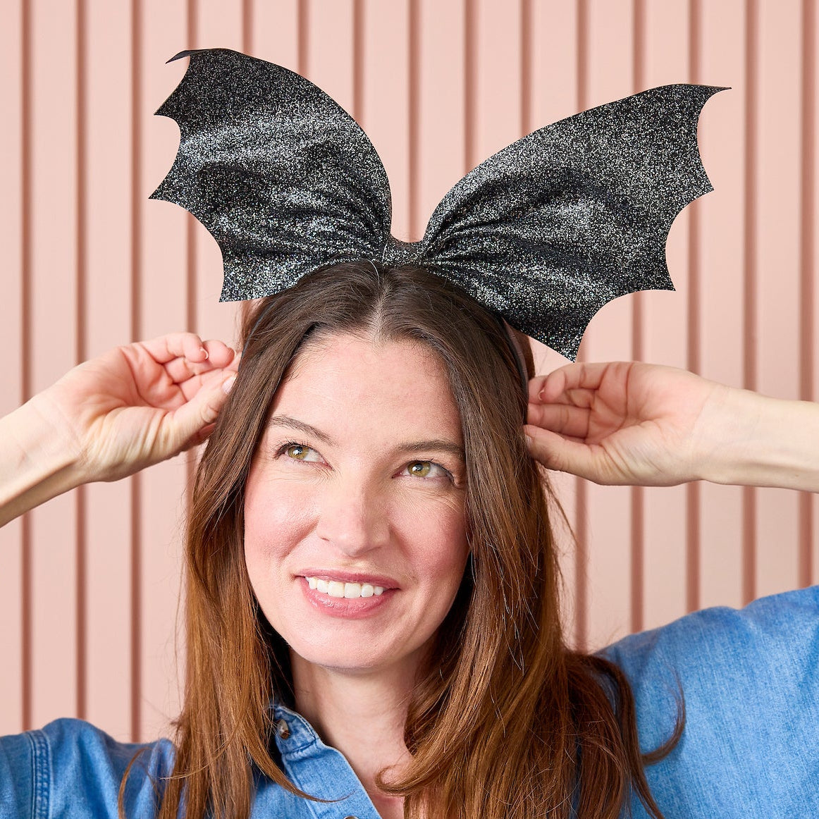 Glitter Bat Novelty Headband