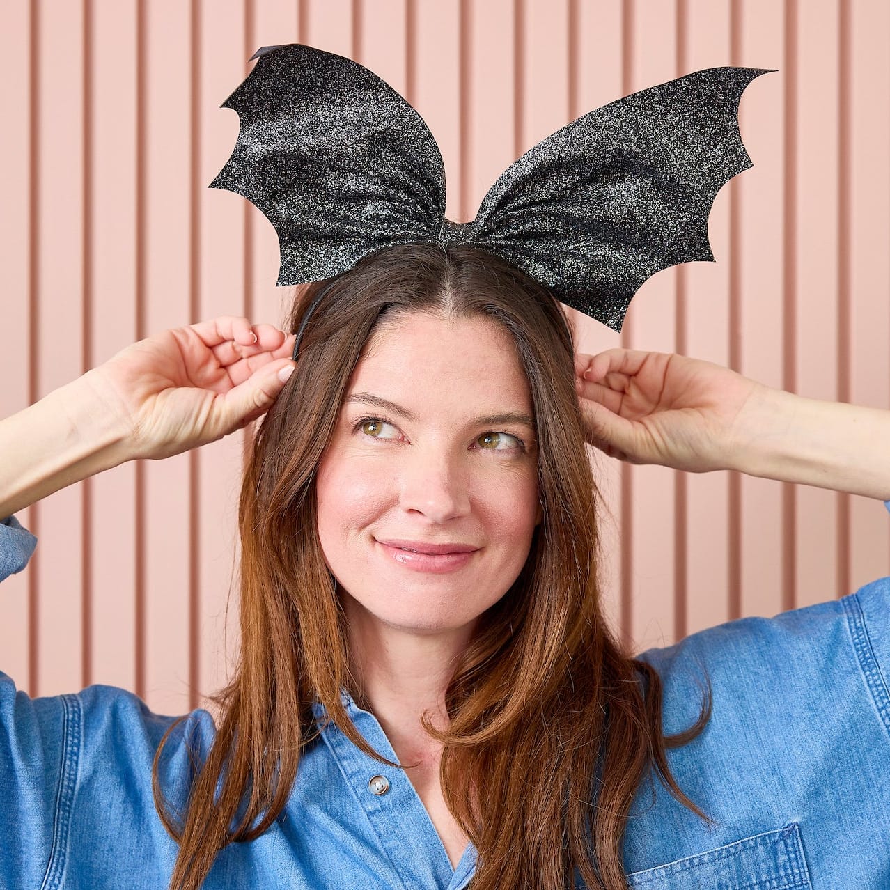 Glitter Bat Novelty Headband