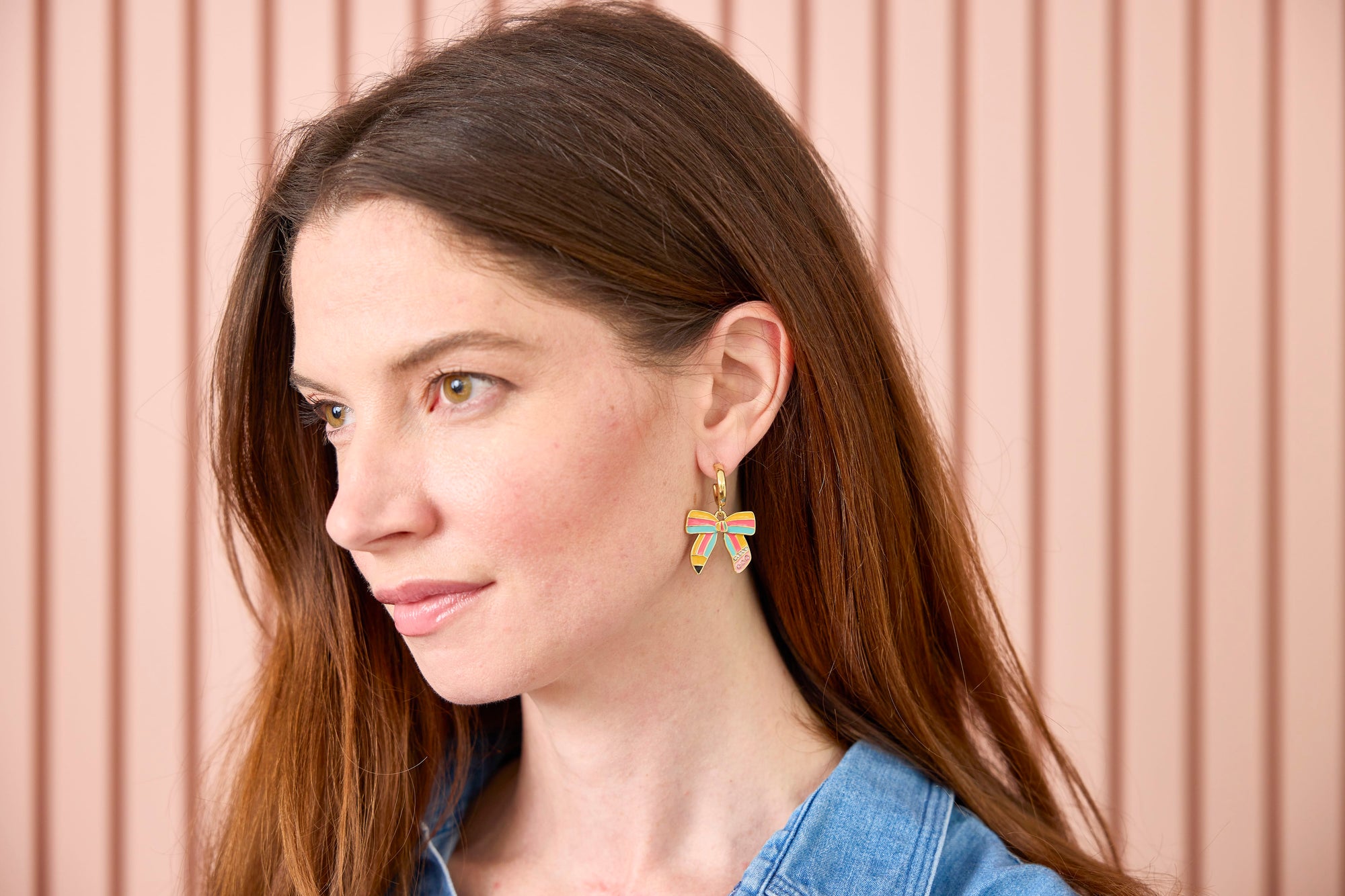 Pencil Bow Earrings