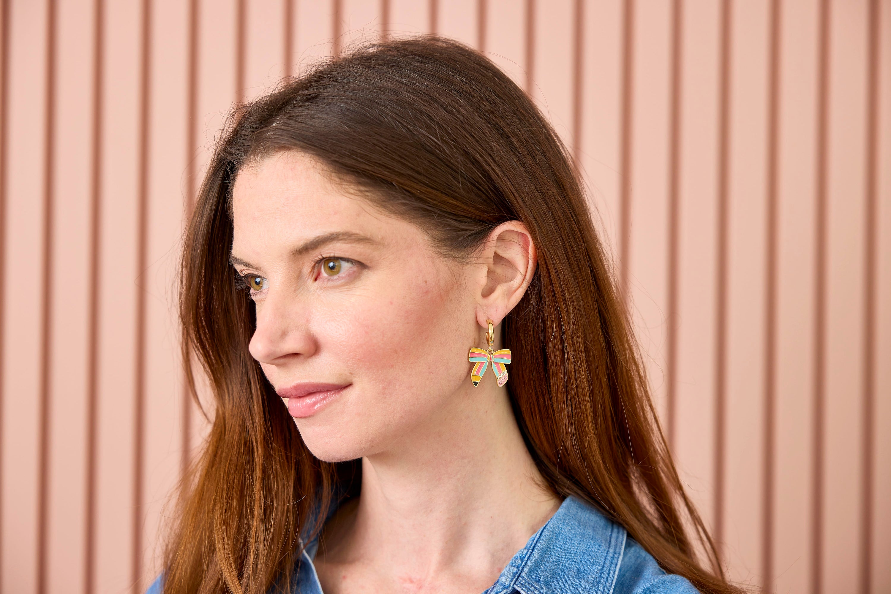 Pencil Bow Earrings