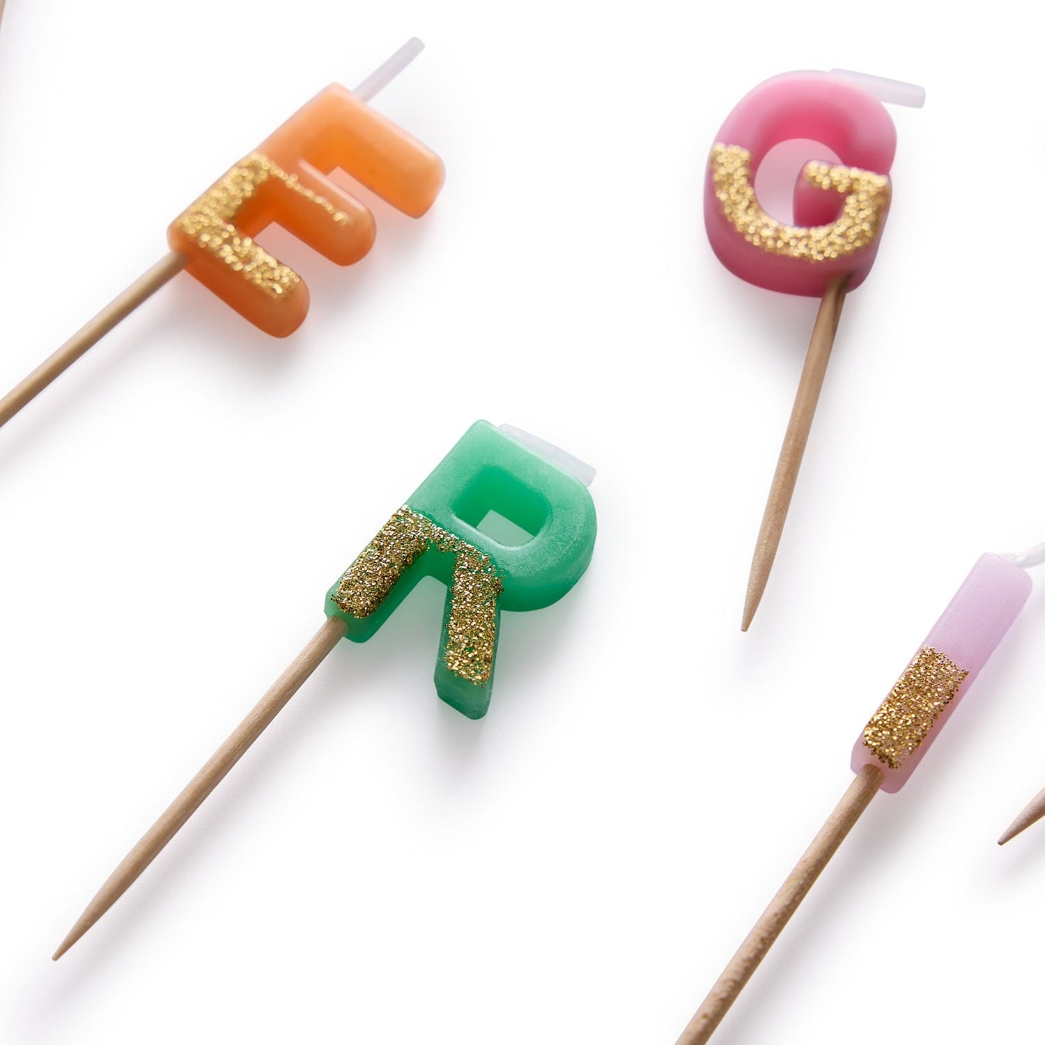 Big Birthday Energy Glitter Birthday Candle Set