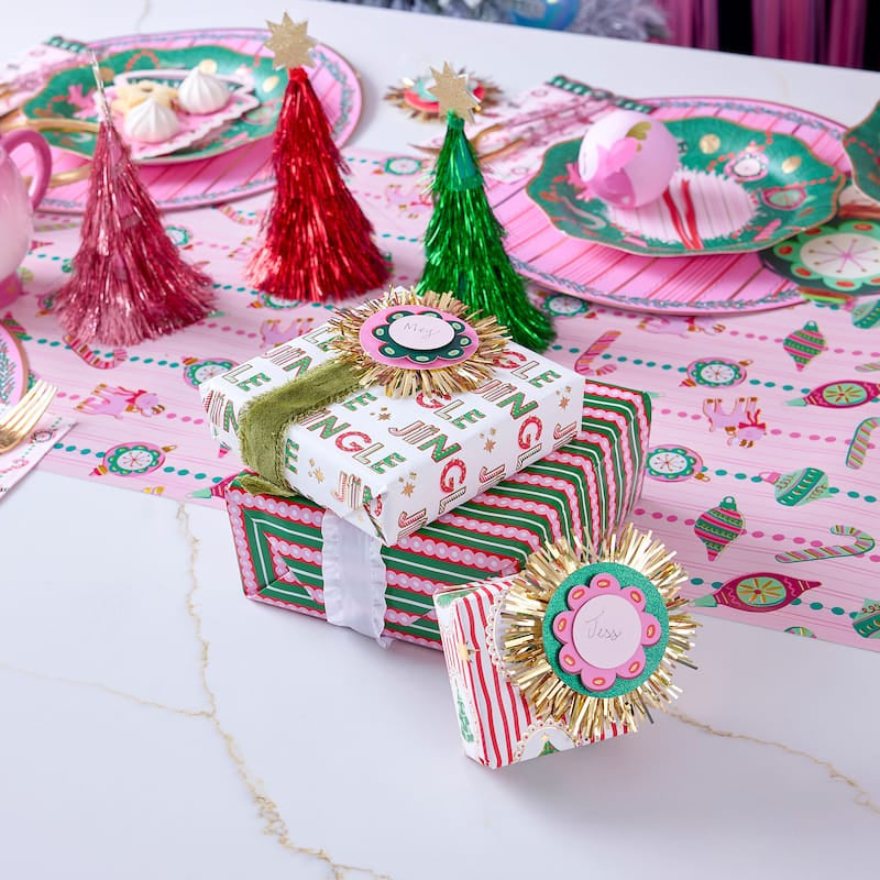 Vintage Christmas Gift Toppers/Place Cards (4 ct)