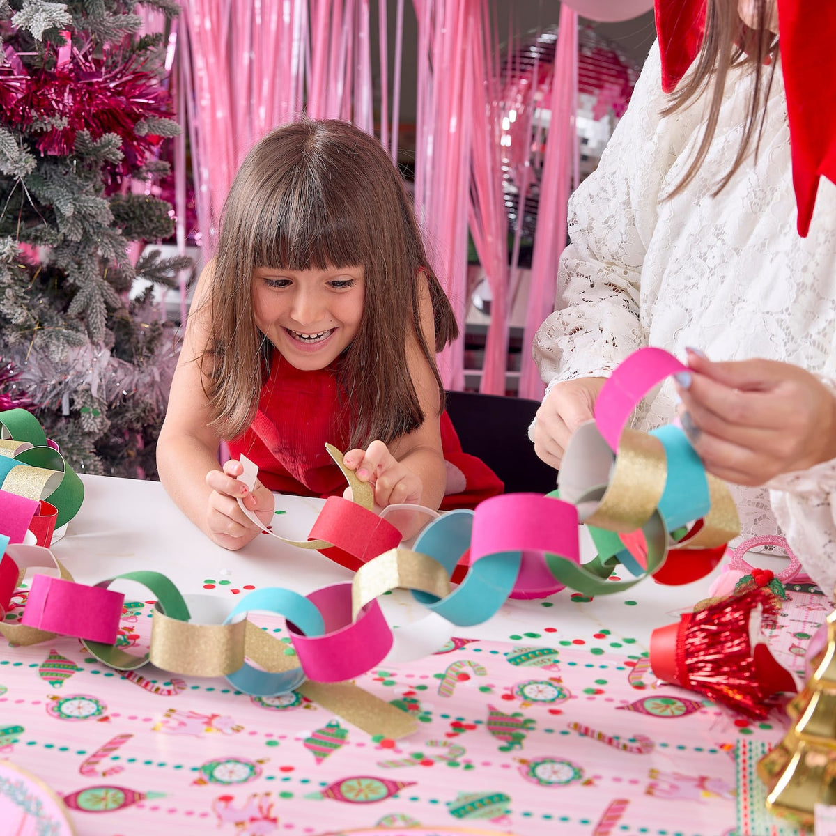 DIY Holiday Paper Chain Garland Kit